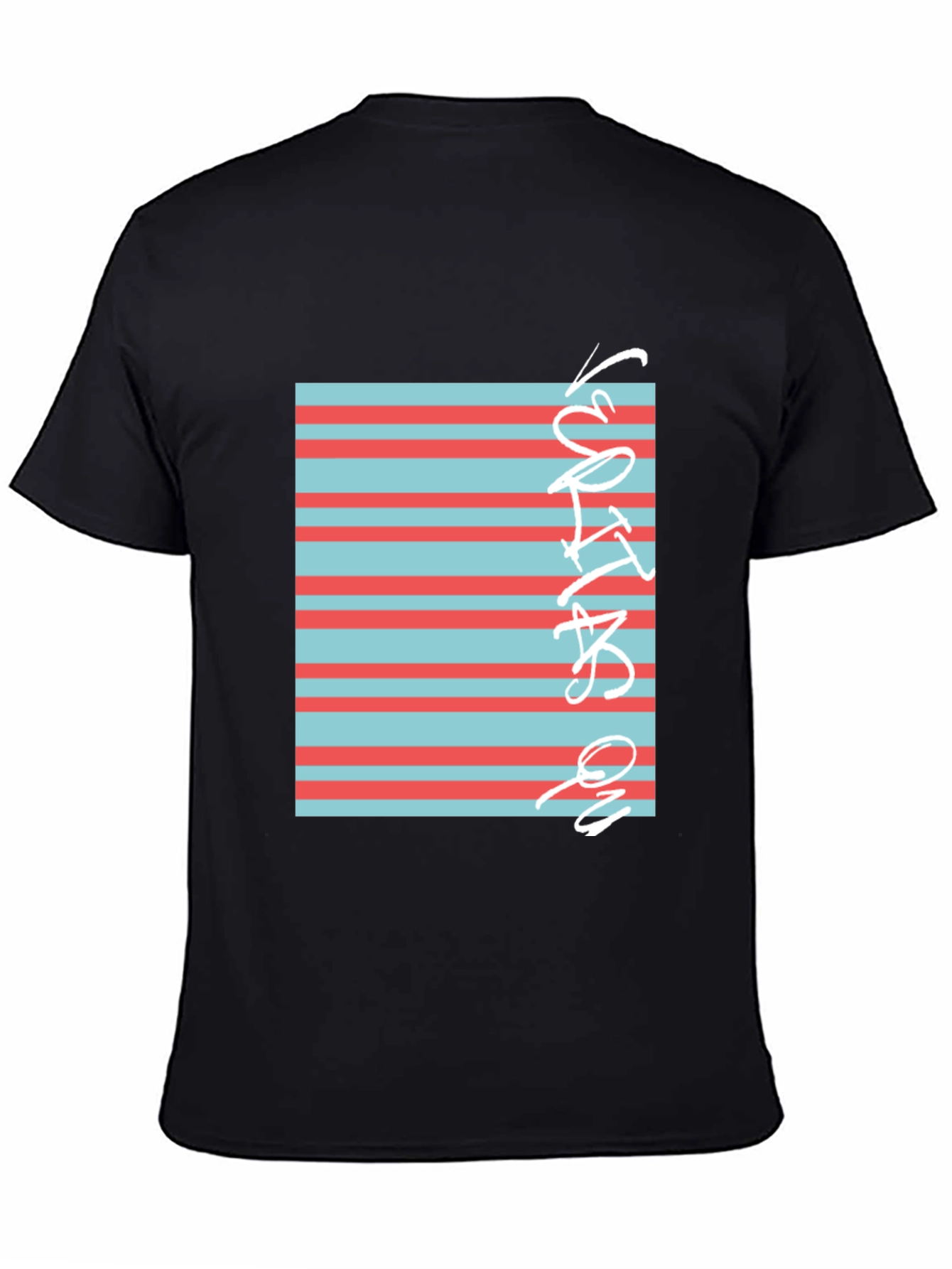 Striped Graphic Tee - Cool Casual Style