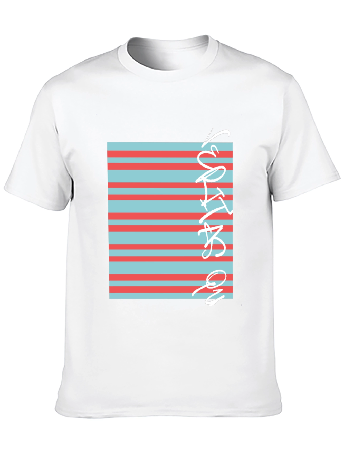 Striped Graphic Tee - Cool Casual Style