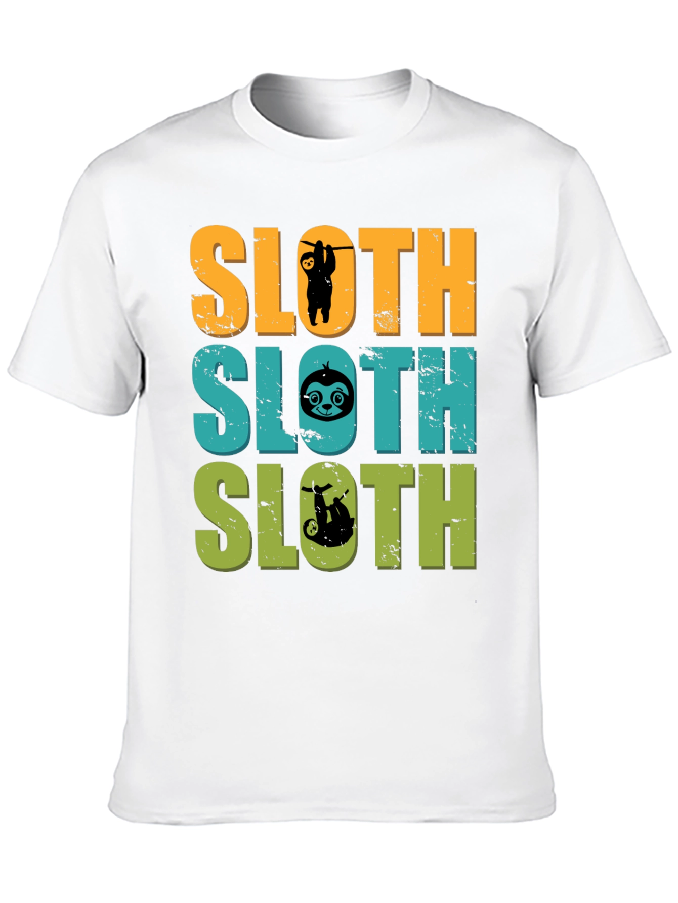 Sloth Lover T-Shirt Funny Animal Tee Mens