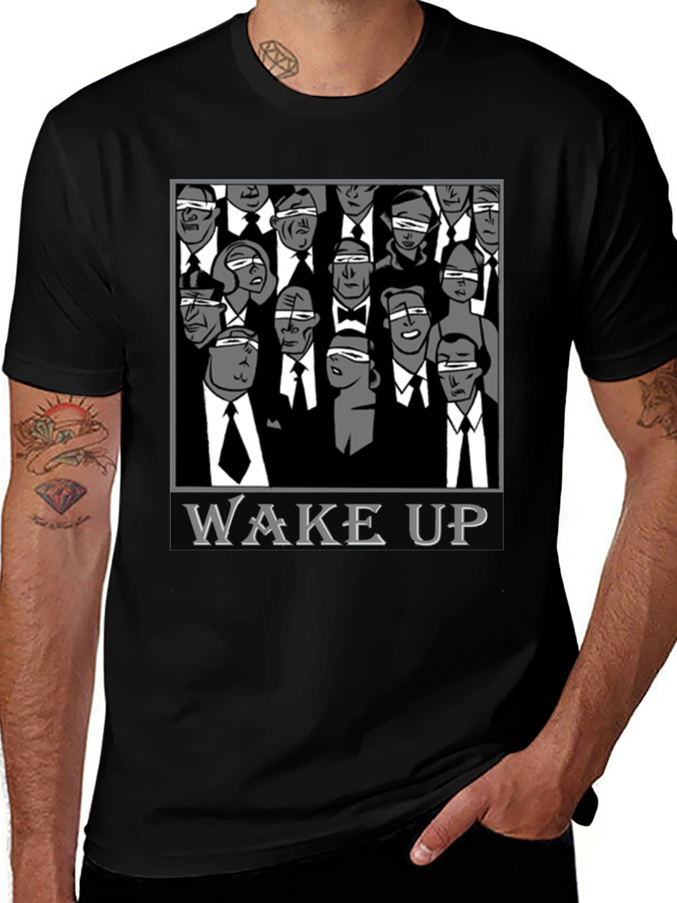 Wake Up T-Shirt - Blinded Society Graphic Tee