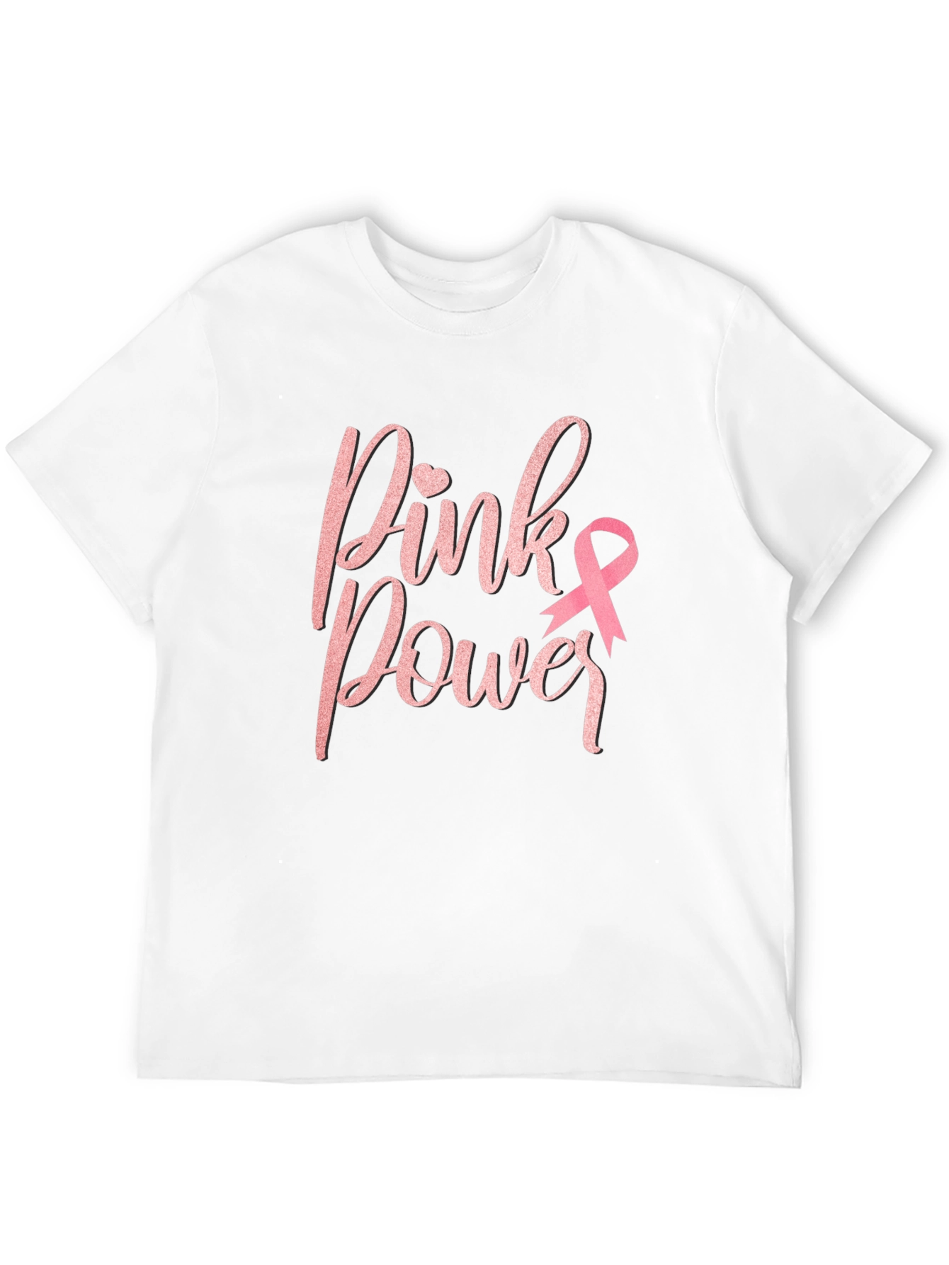 Pink Power Breast Cancer Awareness T-Shirt