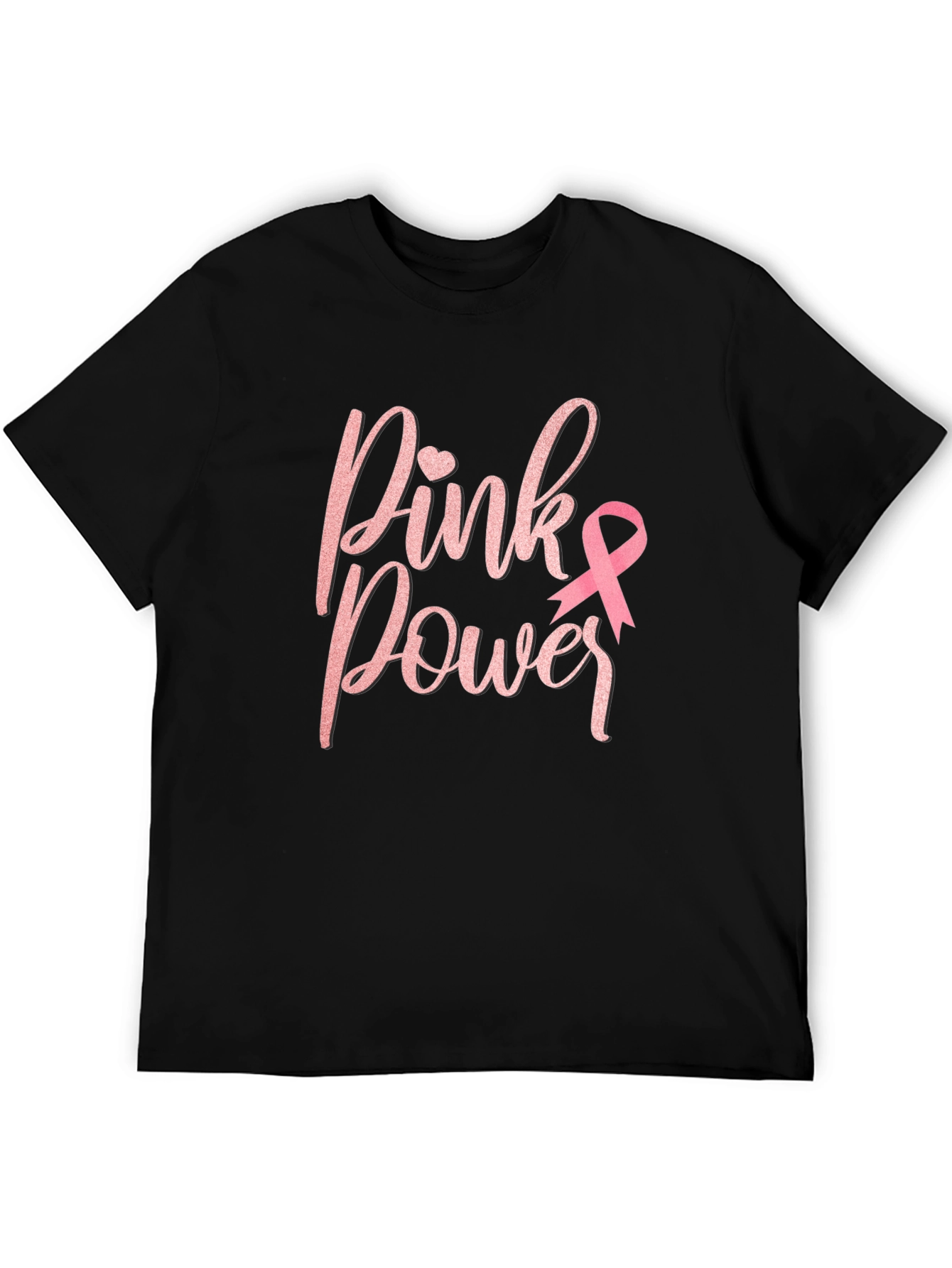 Pink Power Breast Cancer Awareness T-Shirt