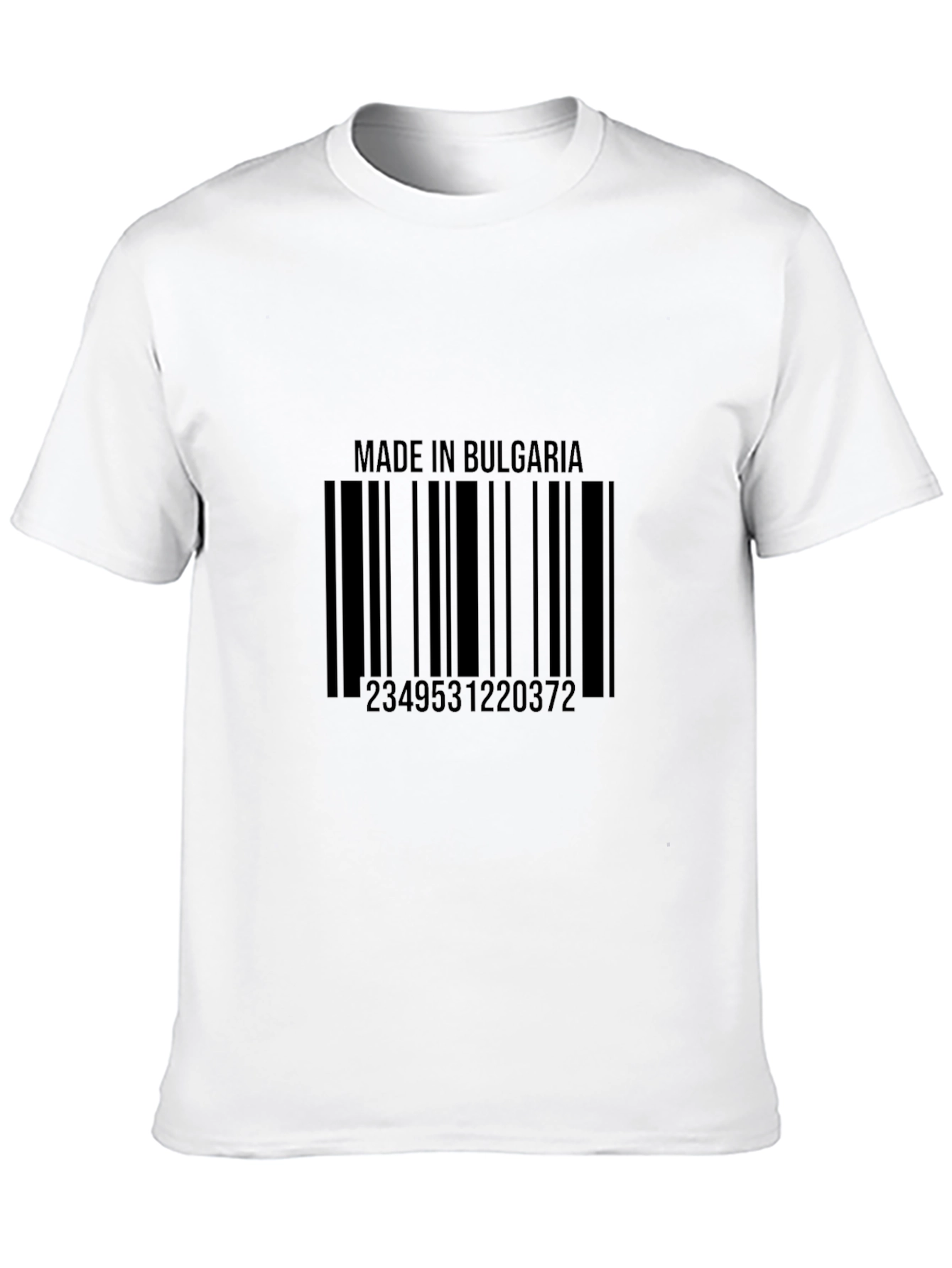 Made in Bulgaria Barcode T-Shirt - Black