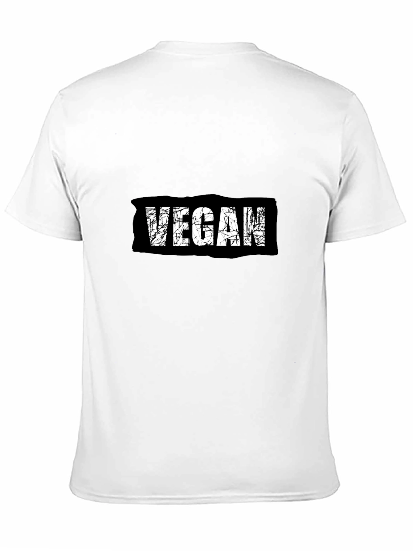 Vegan Statement T-Shirt - Black