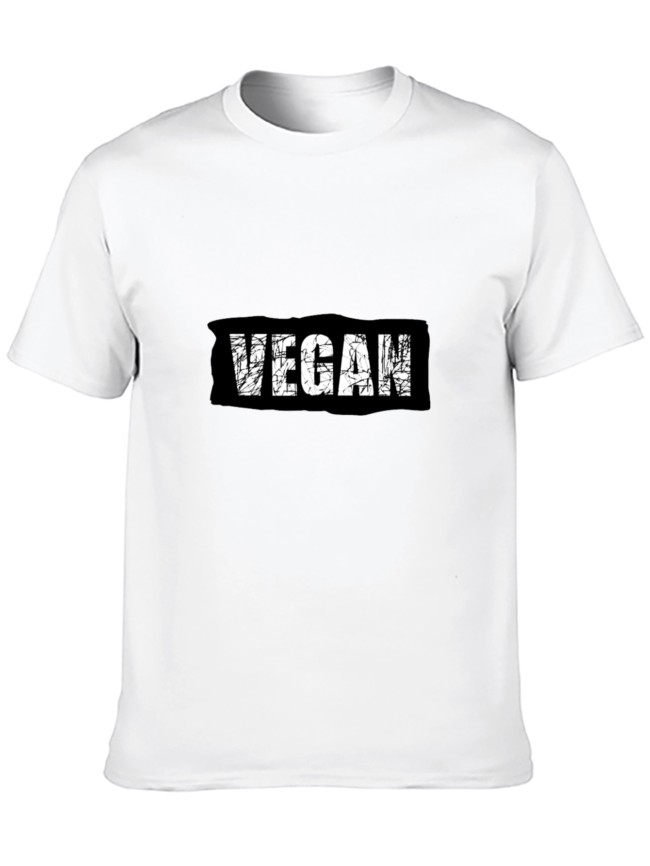 Vegan Statement T-Shirt - Black