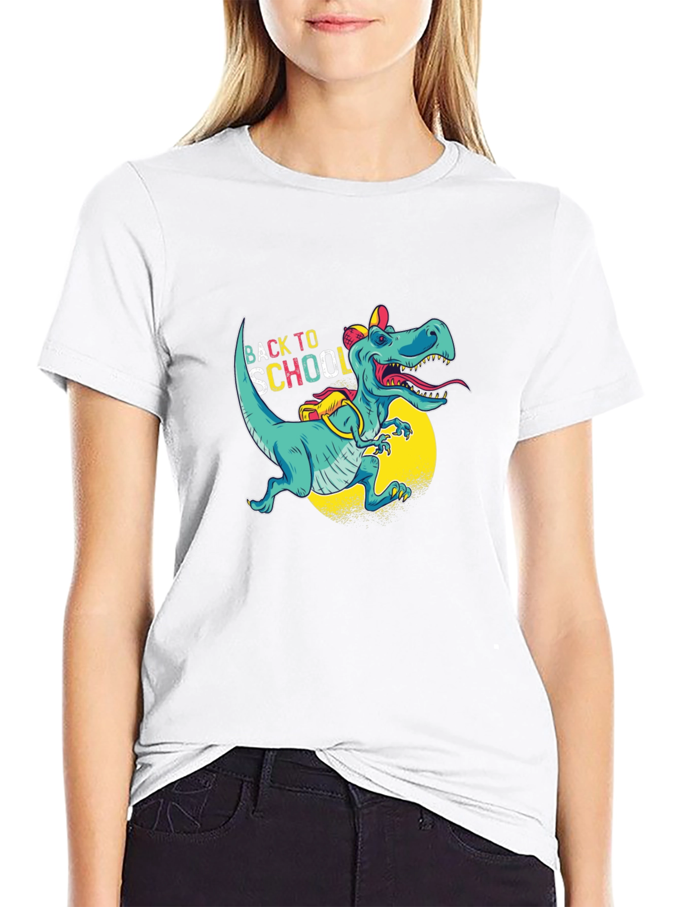 Back to School Dino Graphic Tee