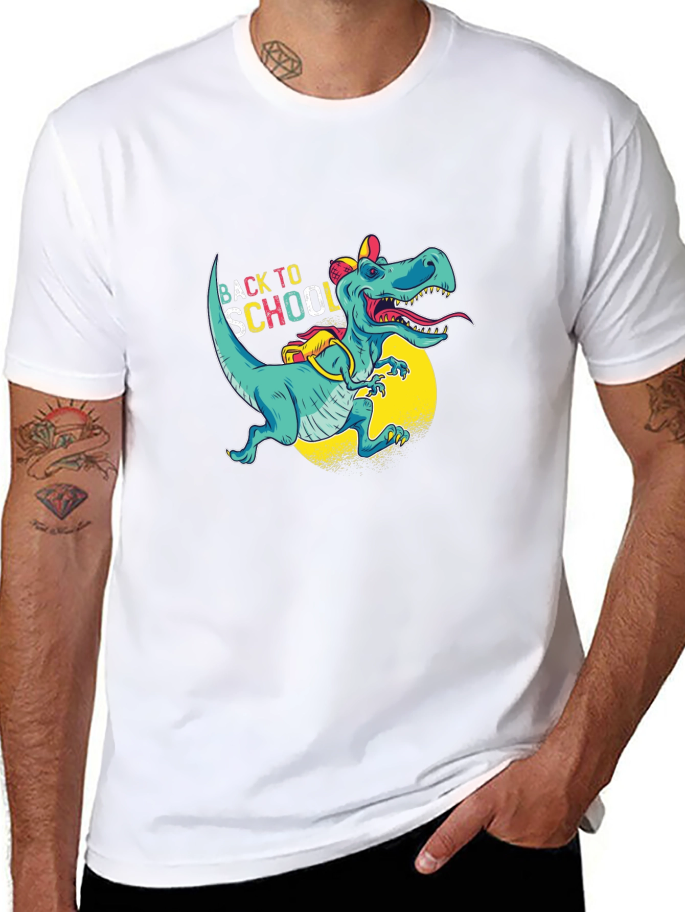 Back to School Dino Graphic Tee