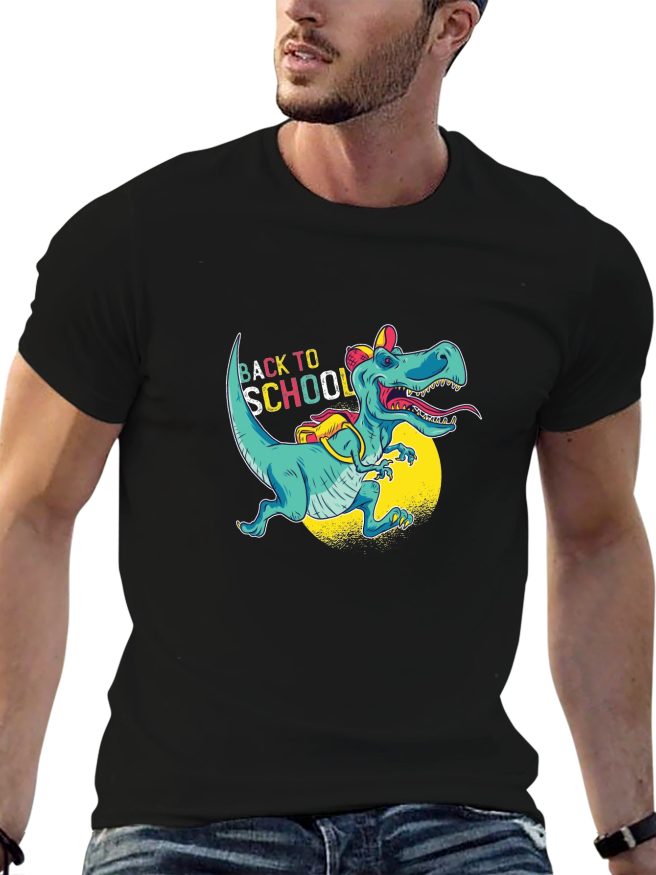 Back to School Dino Graphic Tee