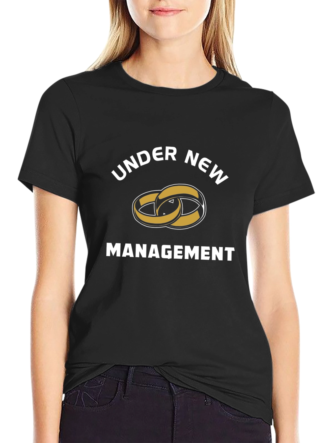 Under New Management Rings Graphic T-Shirt
