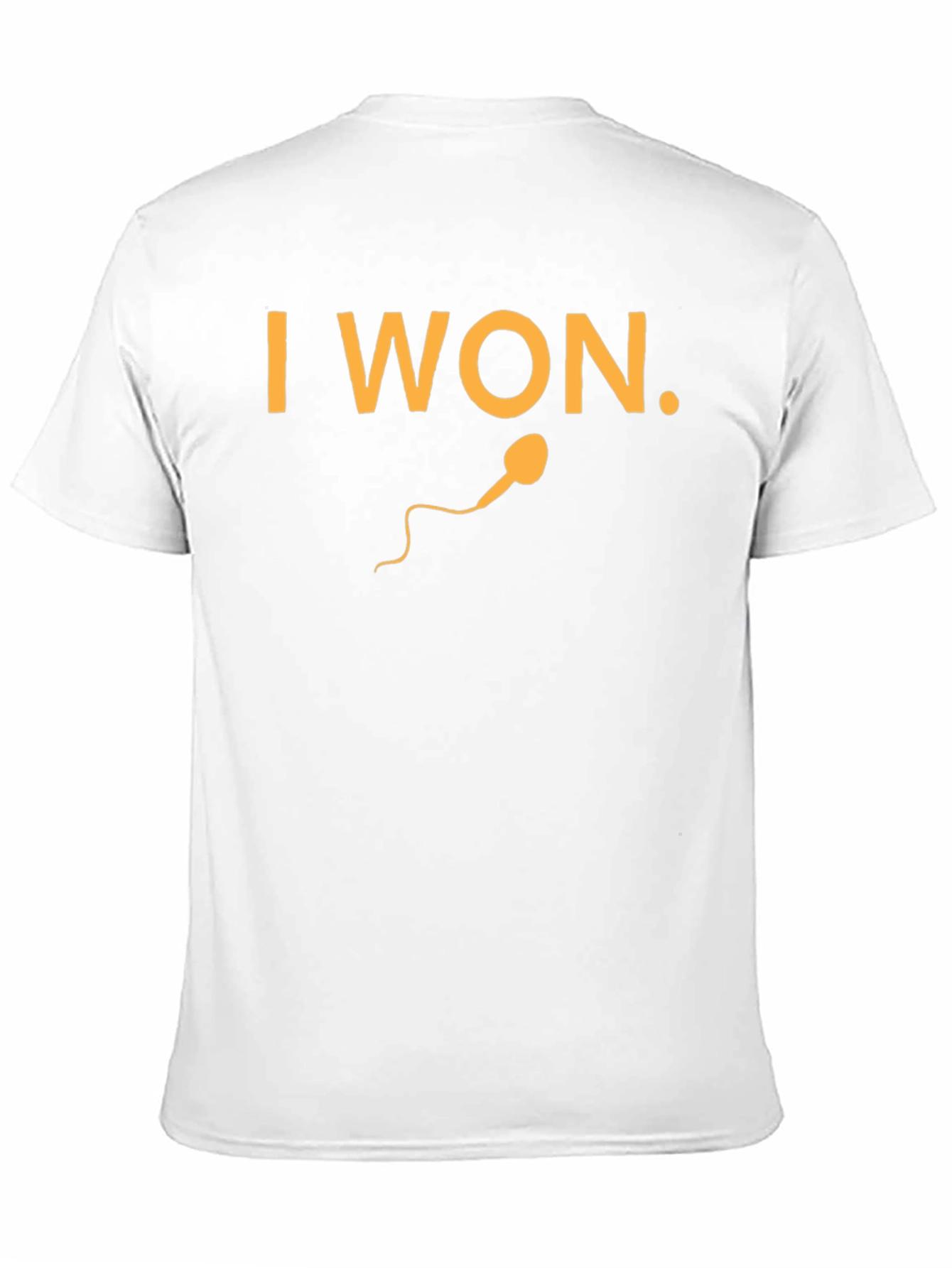I Won Black Graphic Tee - Funny Design