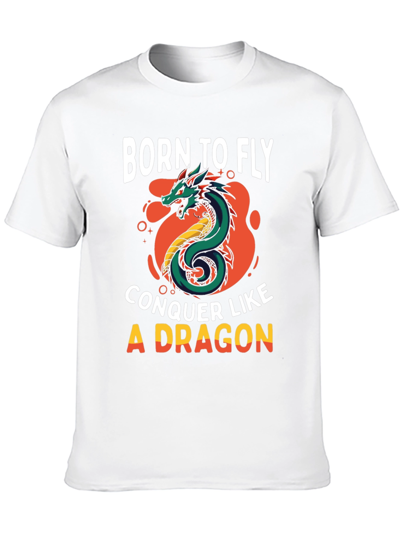 Born To Fly Dragon Graphic T-Shirt