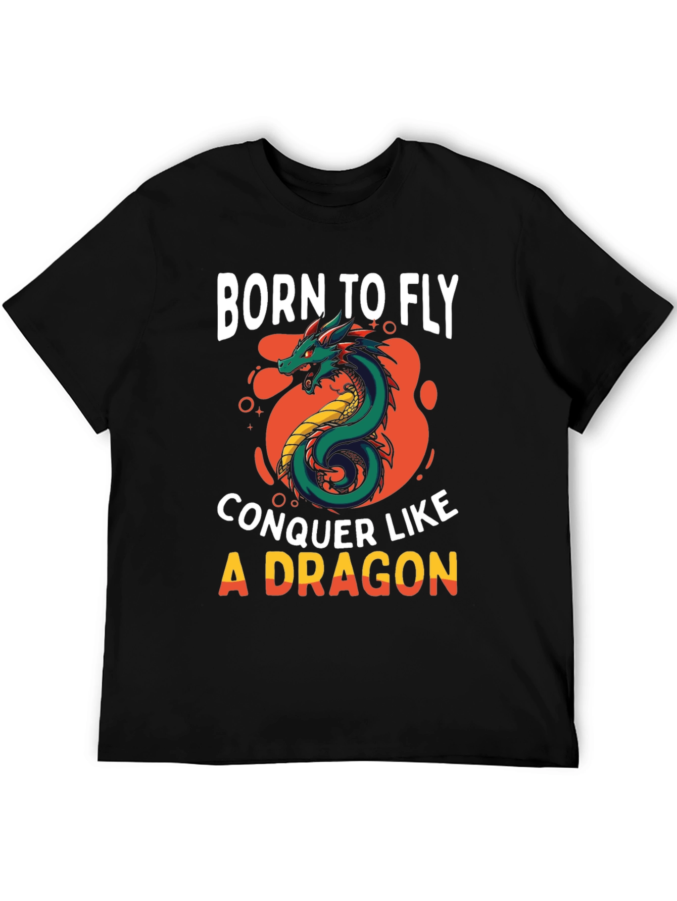 Born To Fly Dragon Graphic T-Shirt