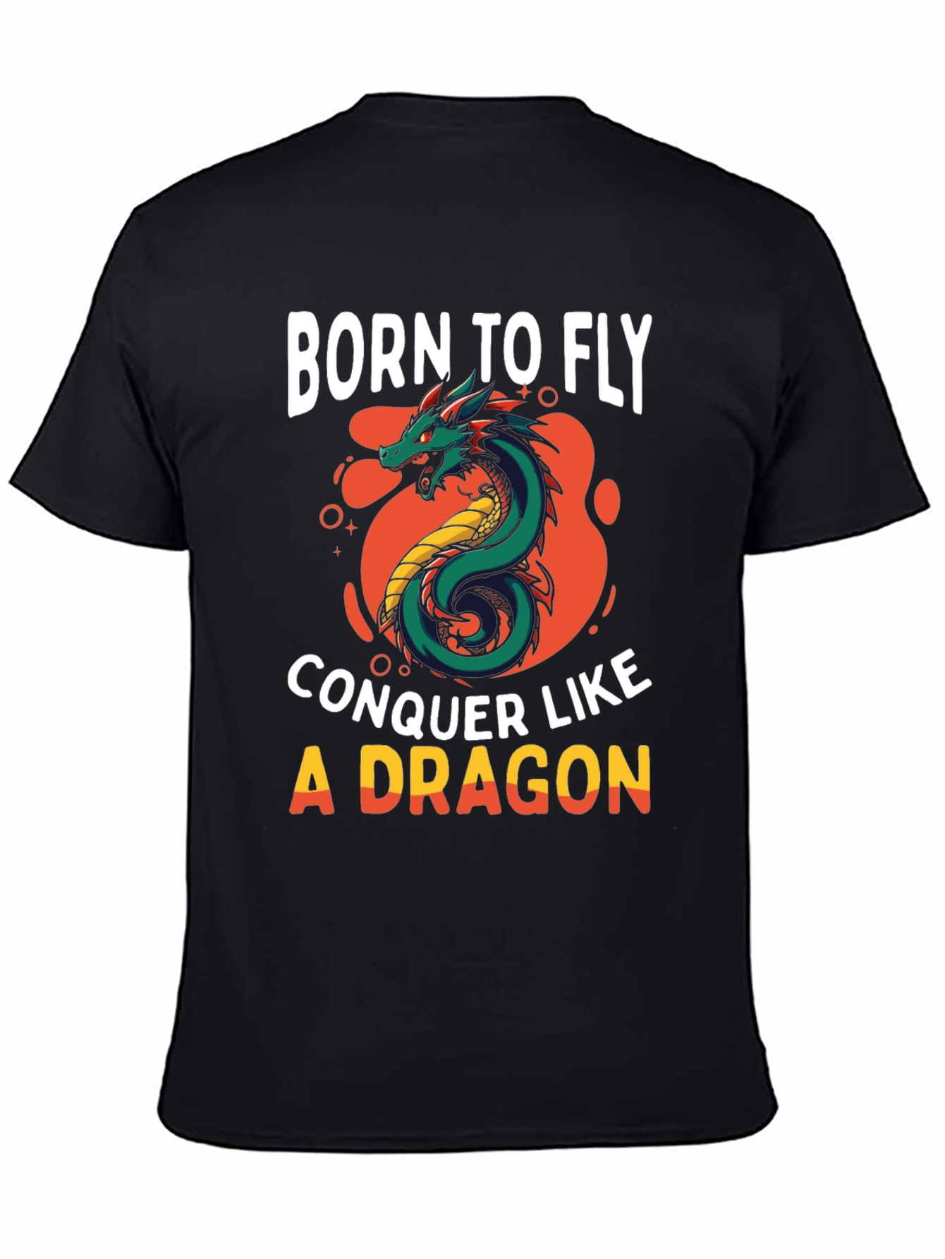 Born To Fly Dragon Graphic T-Shirt