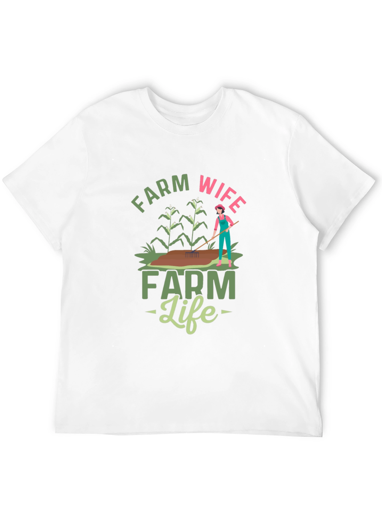 Farm Wife Farm Life Black T-Shirt