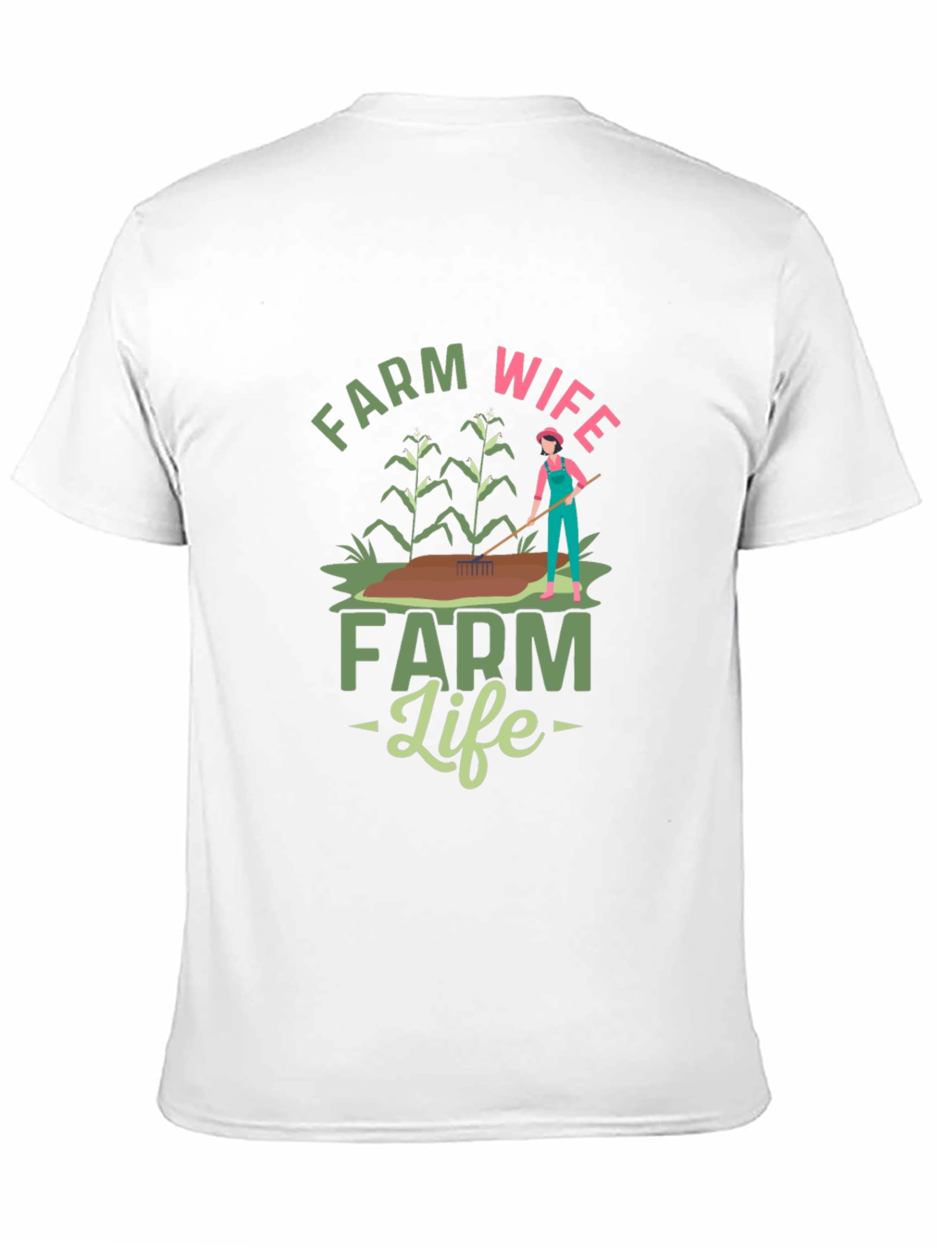 Farm Wife Farm Life Black T-Shirt