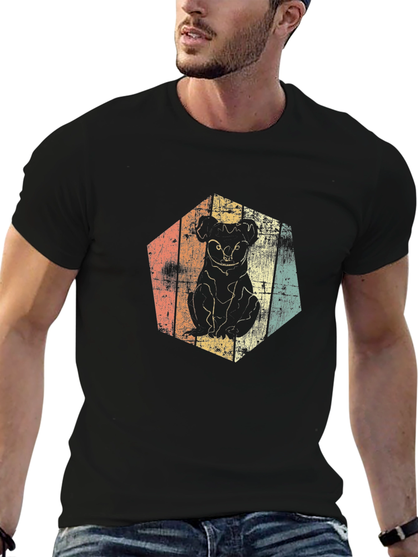 Koala Bear Graphic Tee - Mens Black T-Shirt