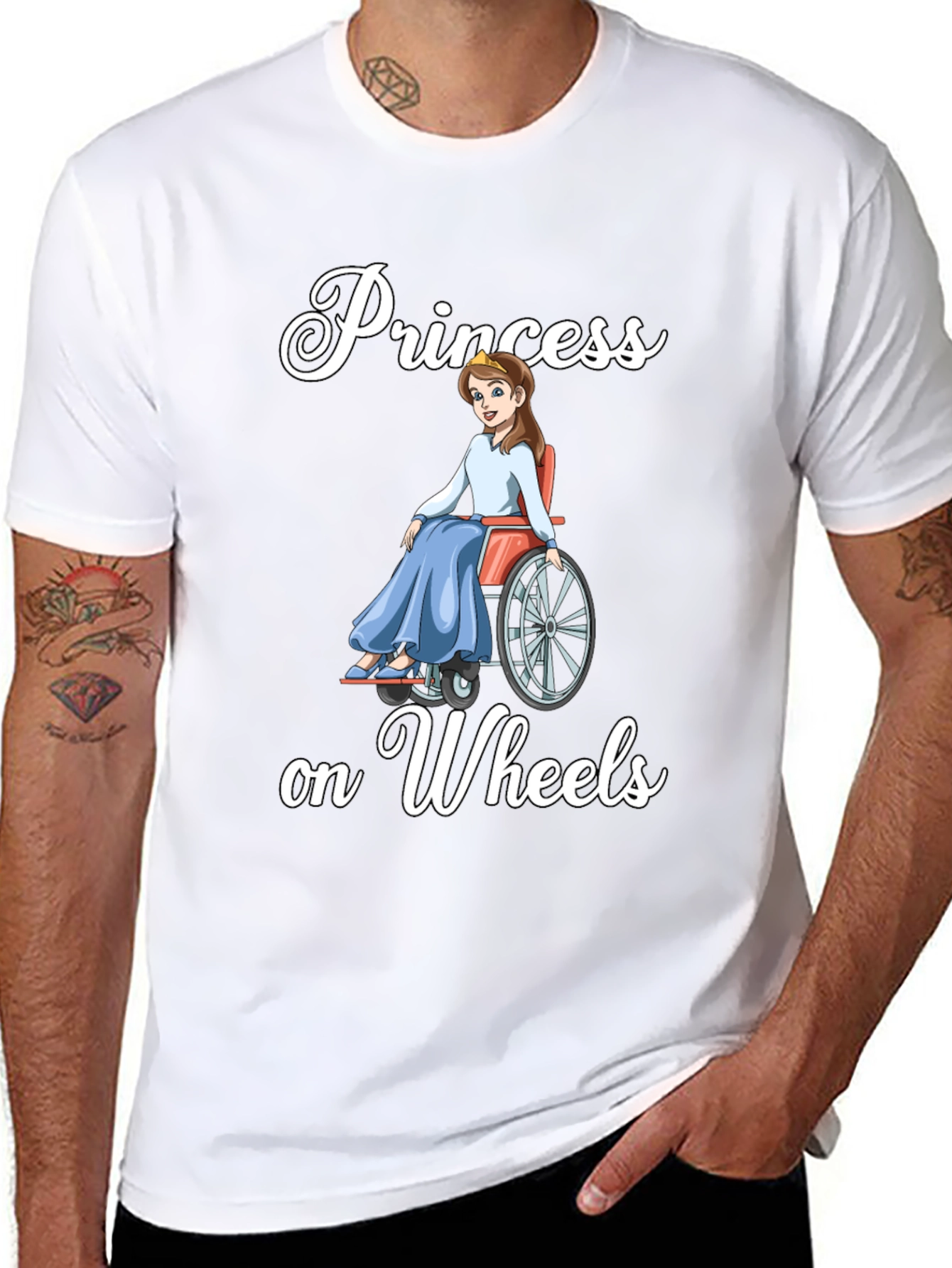 Princess on Wheels Graphic T-Shirt