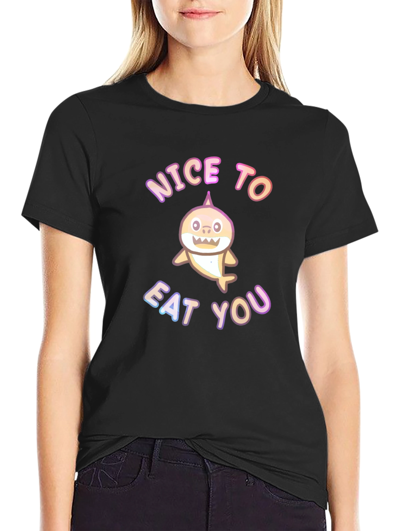 Nice to Eat You Shark Graphic Tee