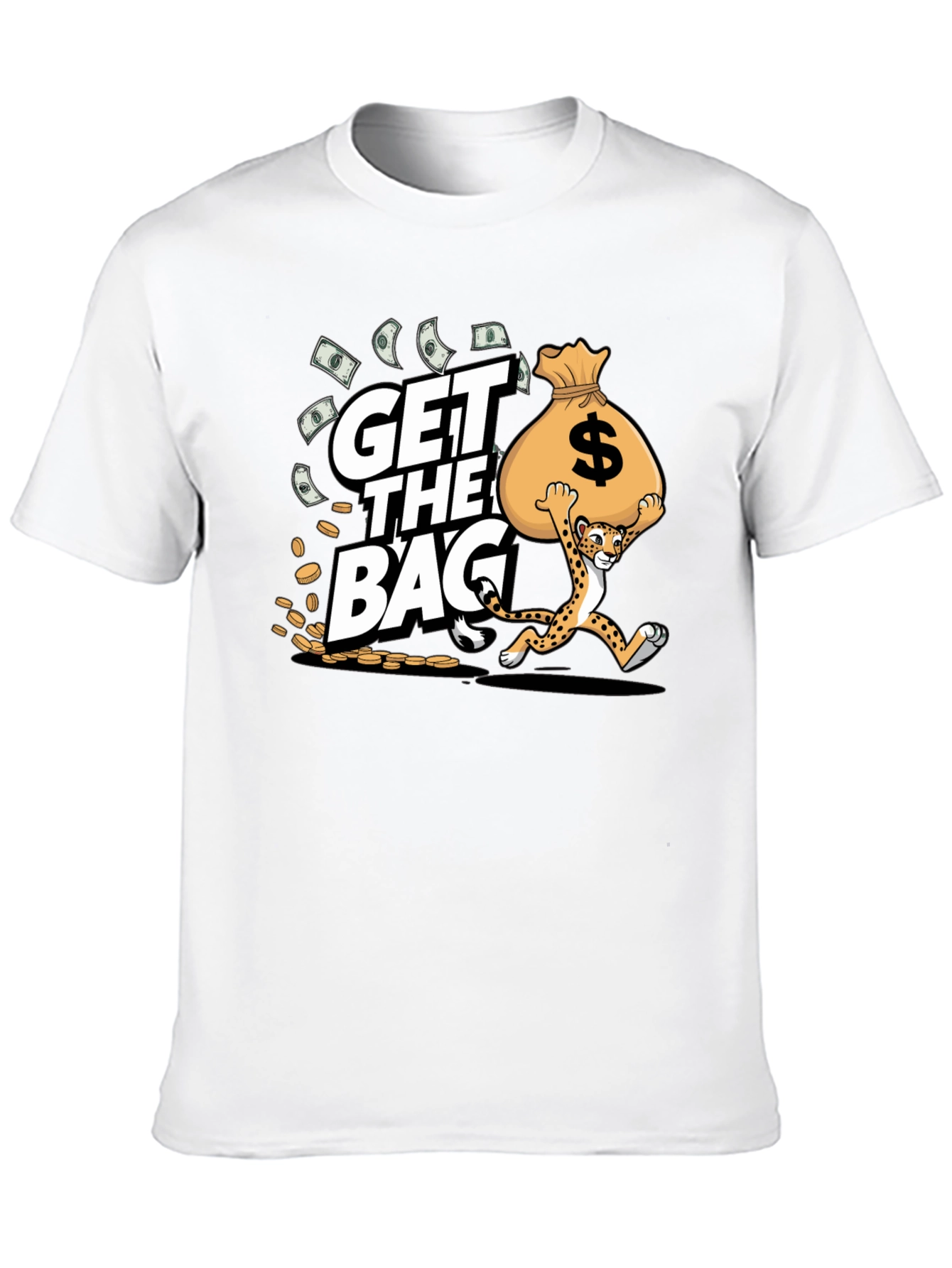 Get the Bag Cheetah Graphic T-Shirt