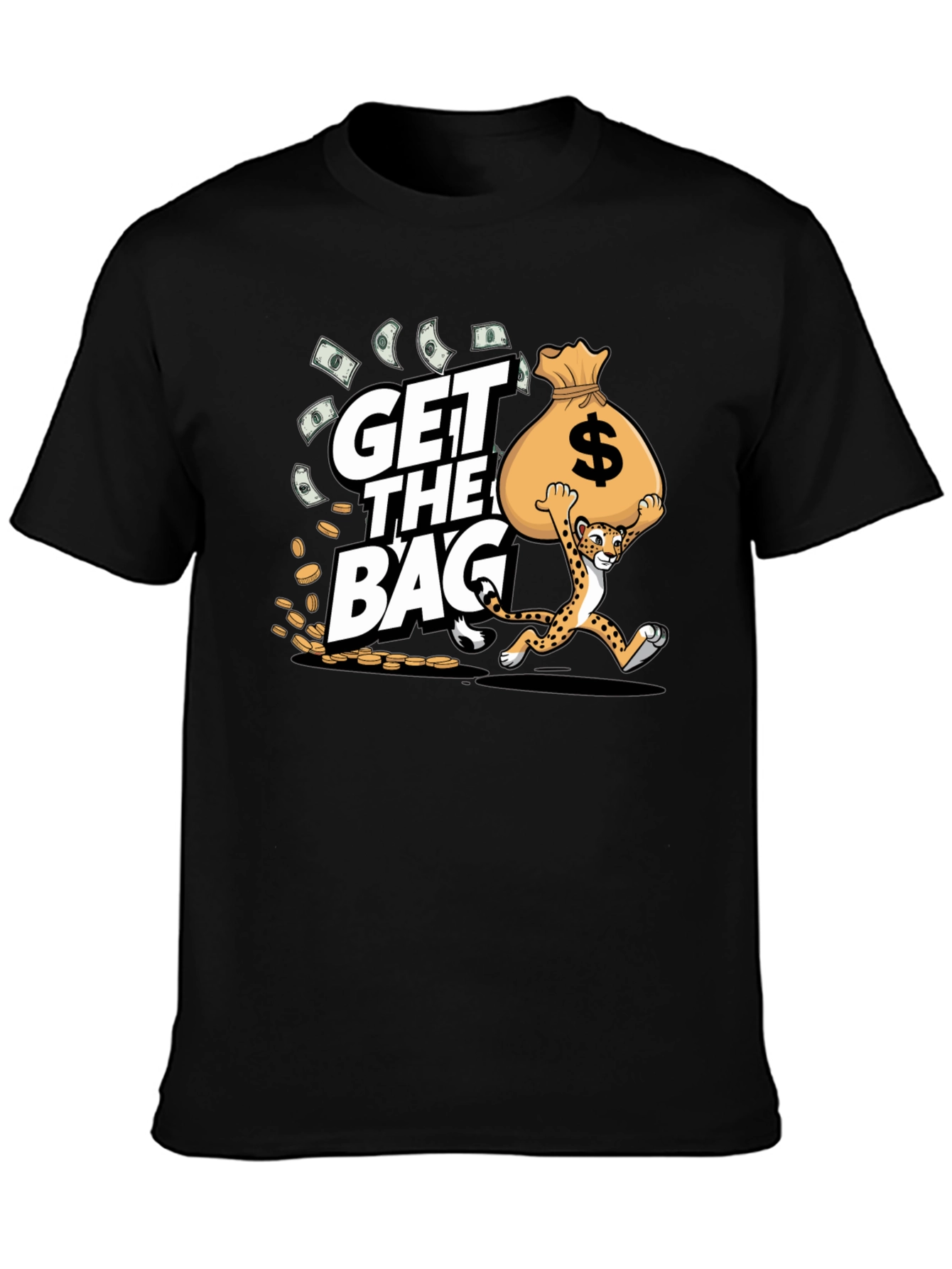 Get the Bag Cheetah Graphic T-Shirt