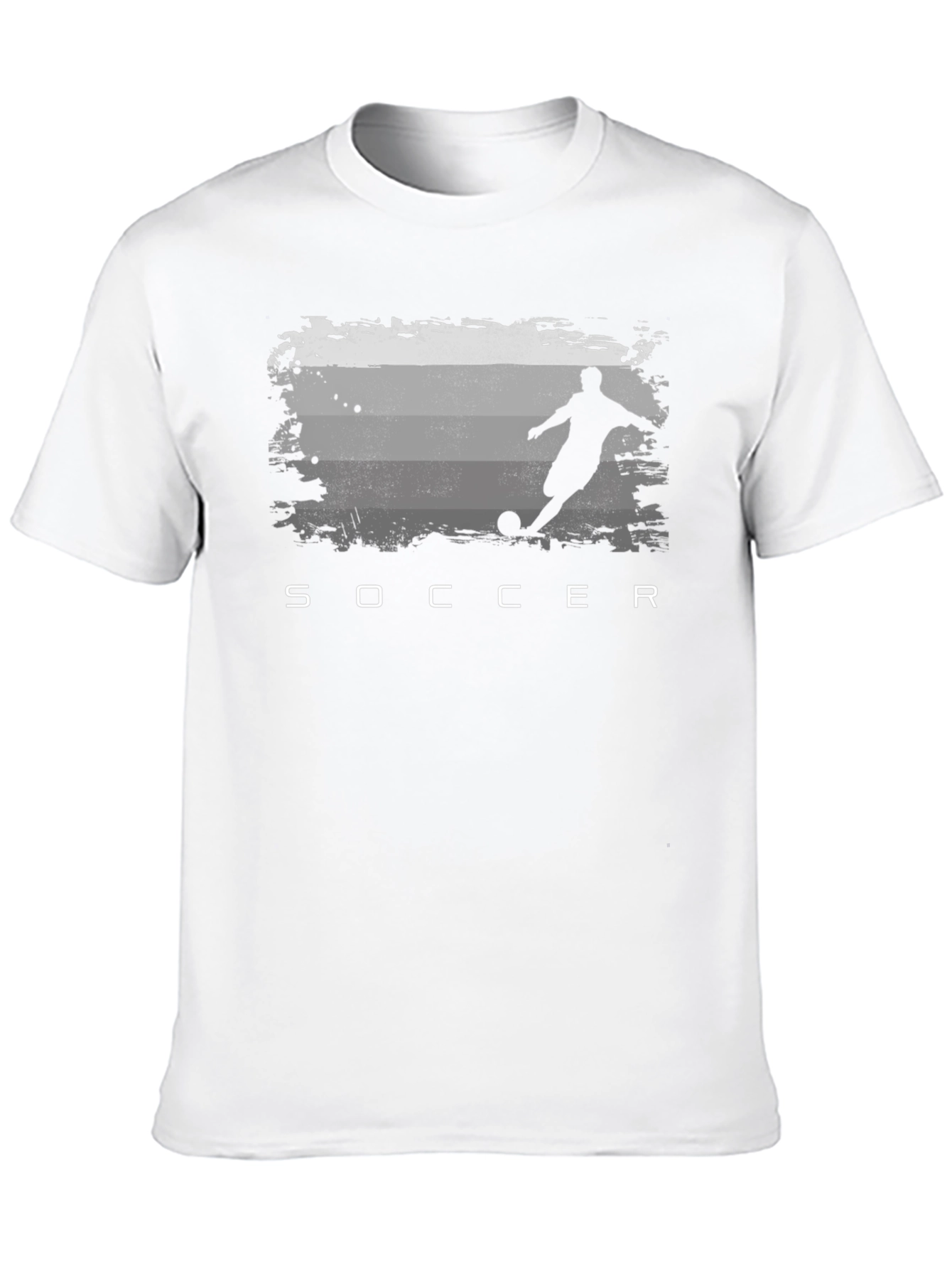 Soccer Graphic Black T-Shirt