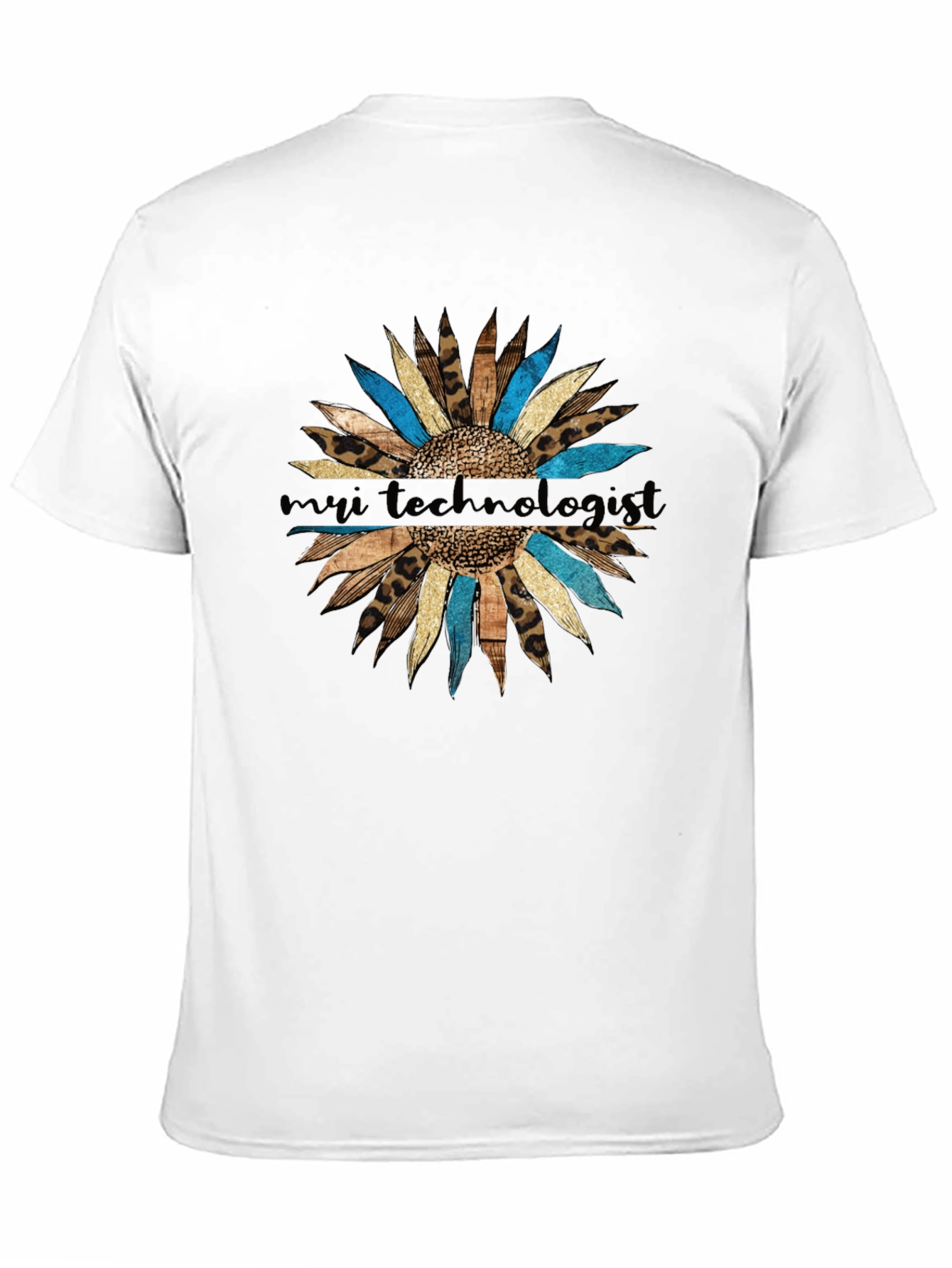 My Tech Leopard Sunflower T-Shirt