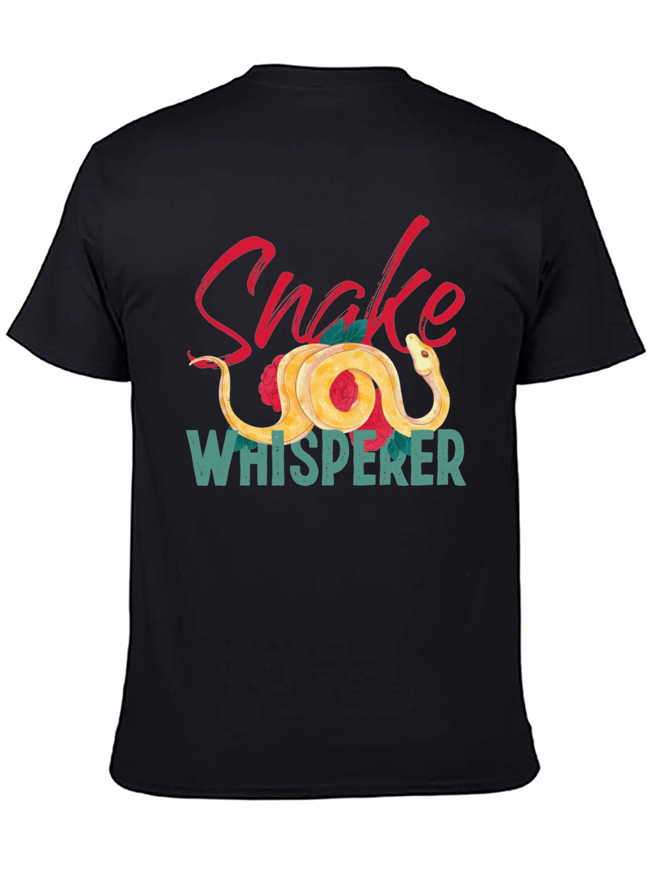 Snake Whisperer Graphic Tee - Black