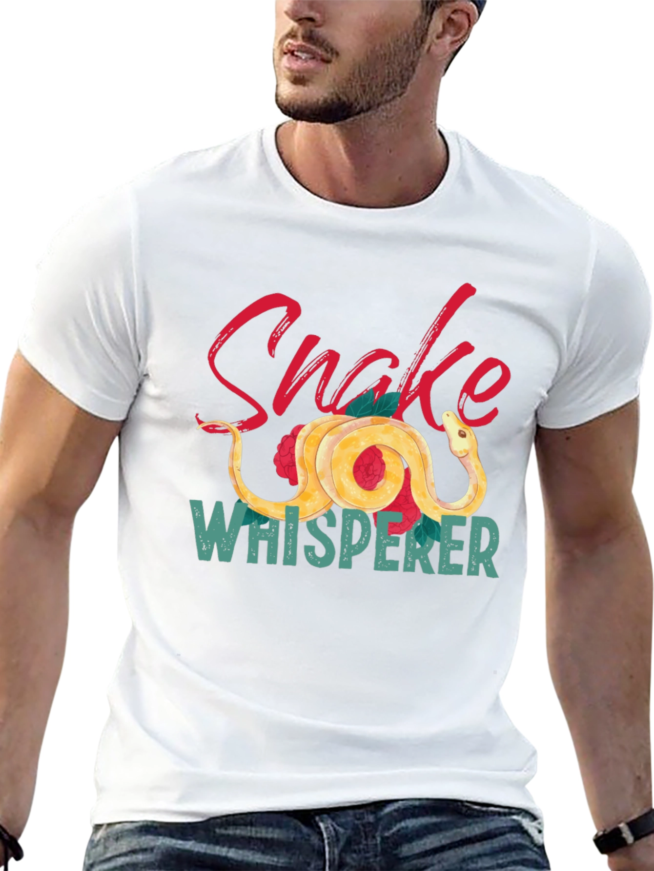 Snake Whisperer Graphic Tee - Black