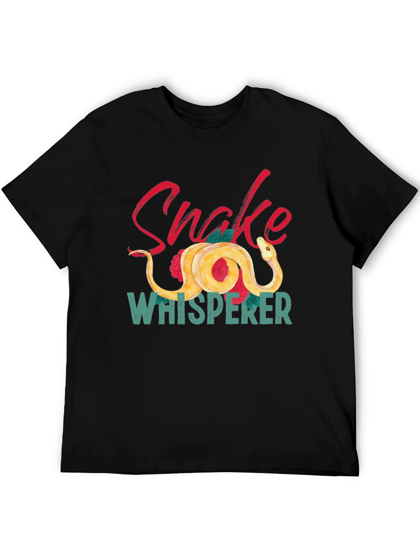 Snake Whisperer Graphic Tee - Black