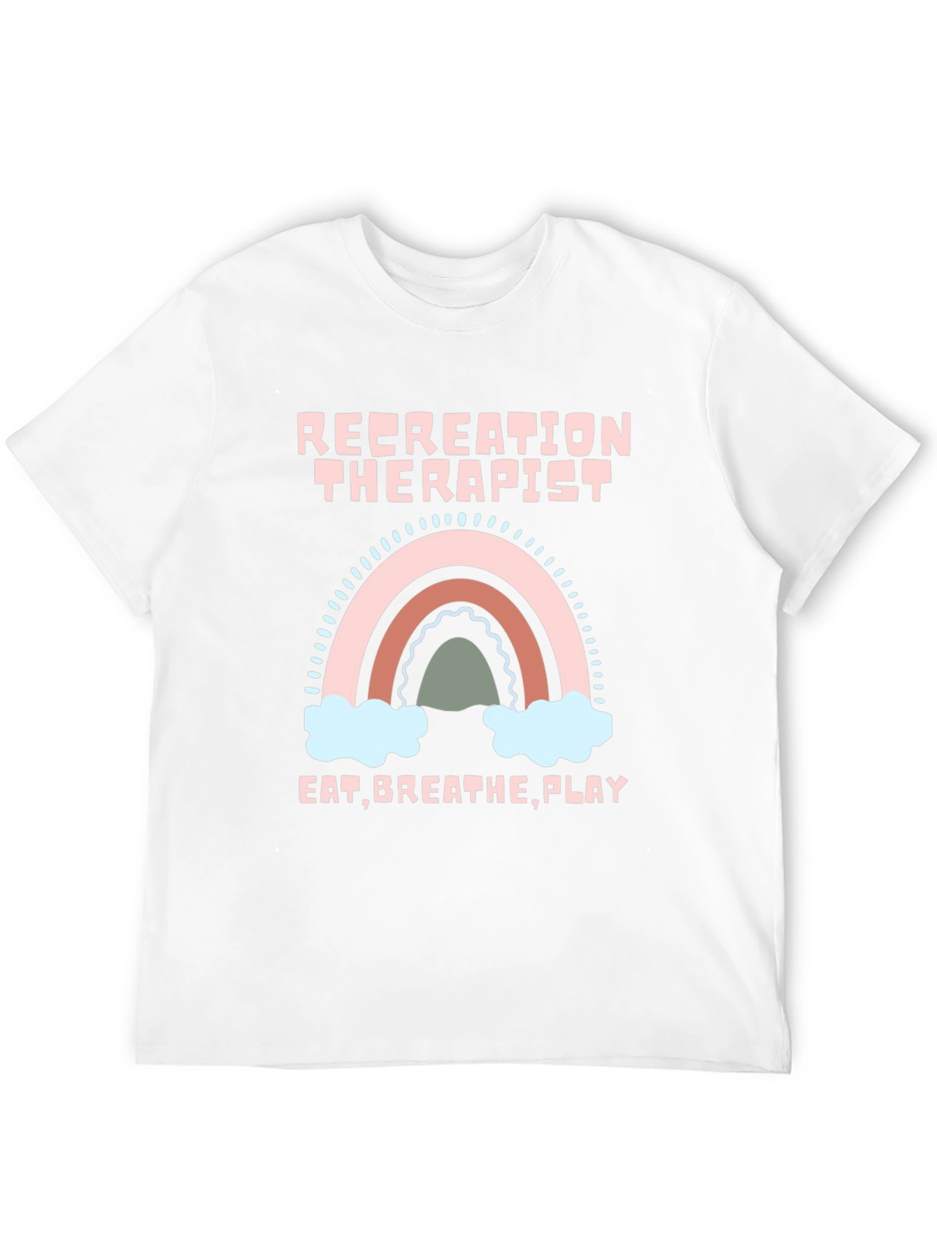 Recreation Therapist Rainbow T-Shirt