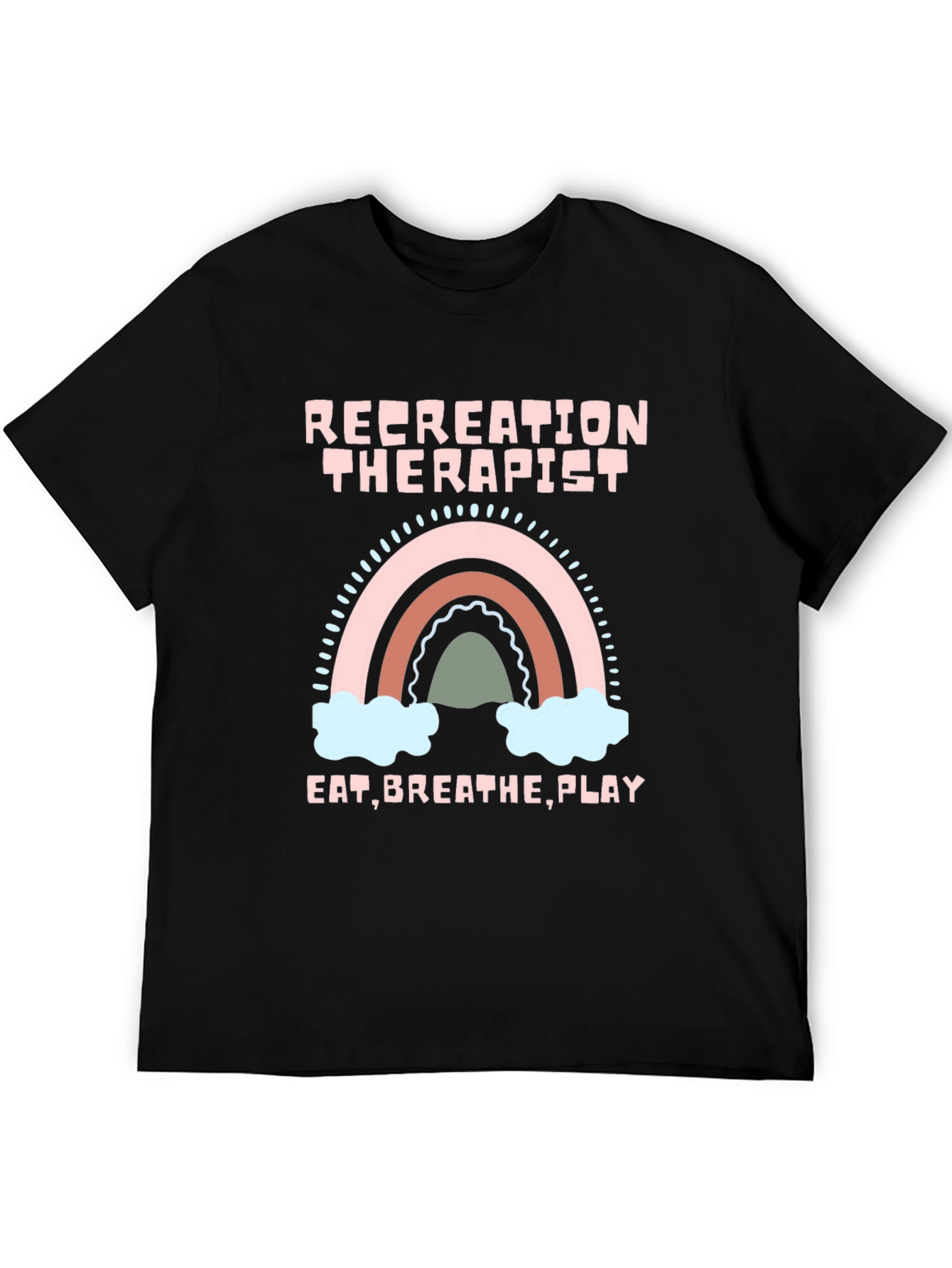 Recreation Therapist Rainbow T-Shirt