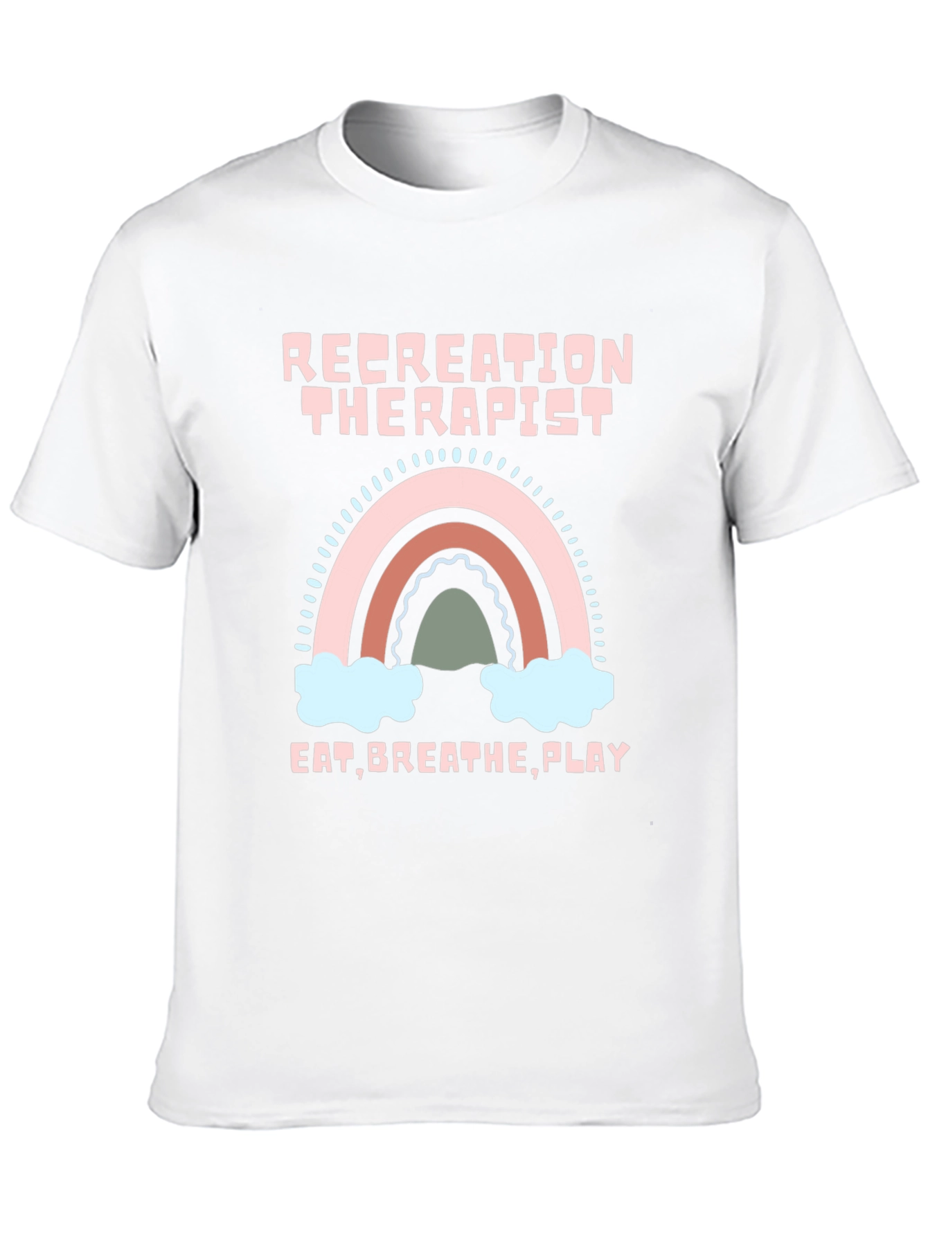 Recreation Therapist Rainbow T-Shirt