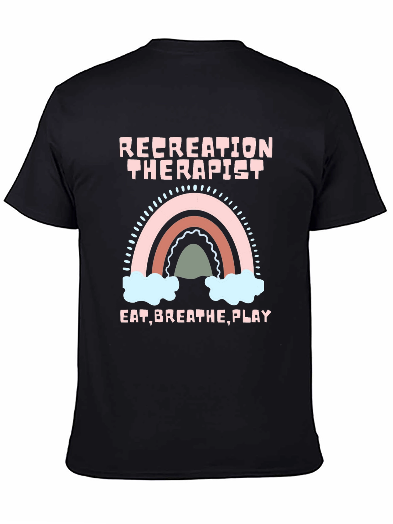 Recreation Therapist Rainbow T-Shirt