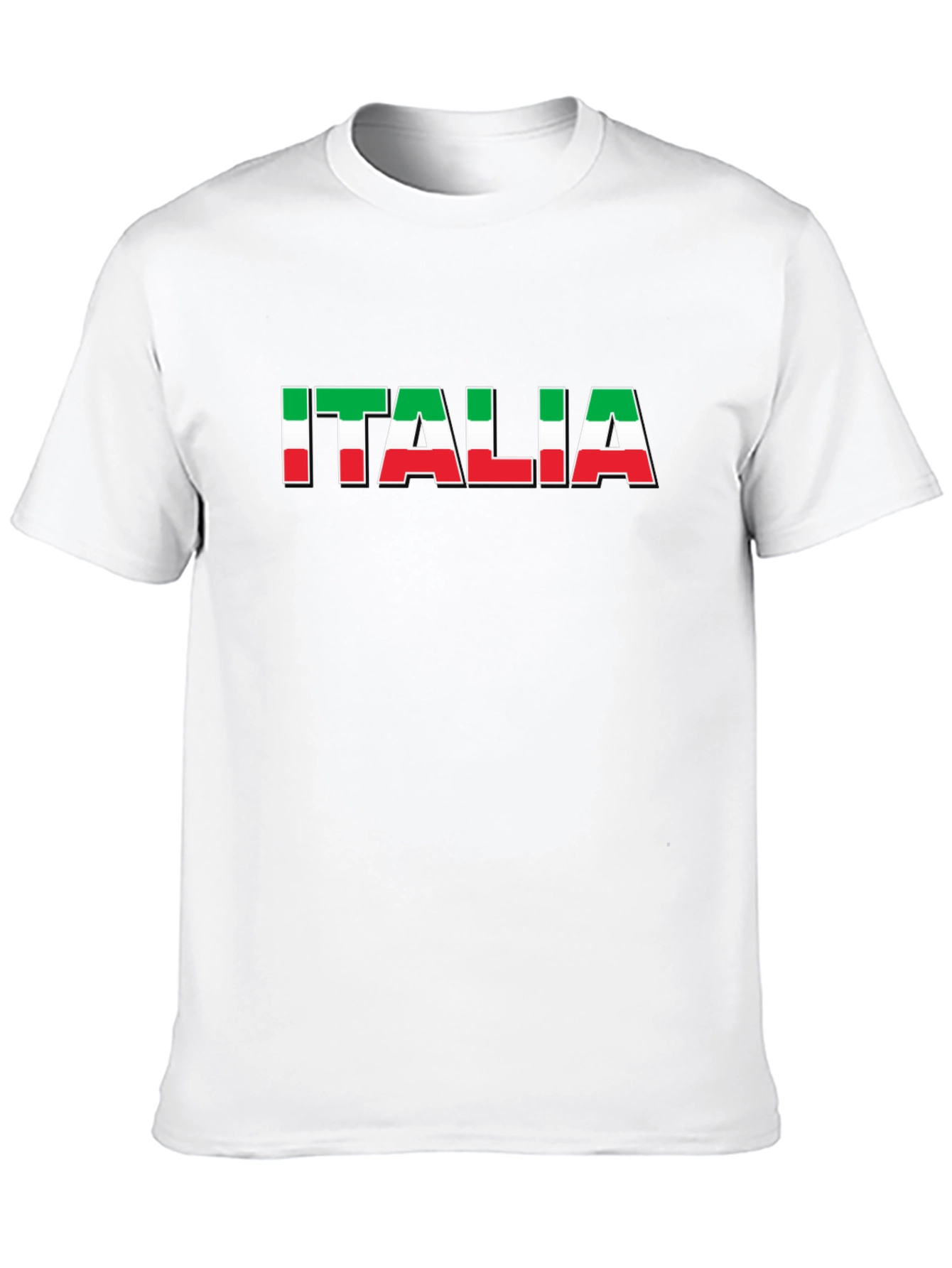Italia Flag Graphic Tee - Black Italian Pride T-Shirt