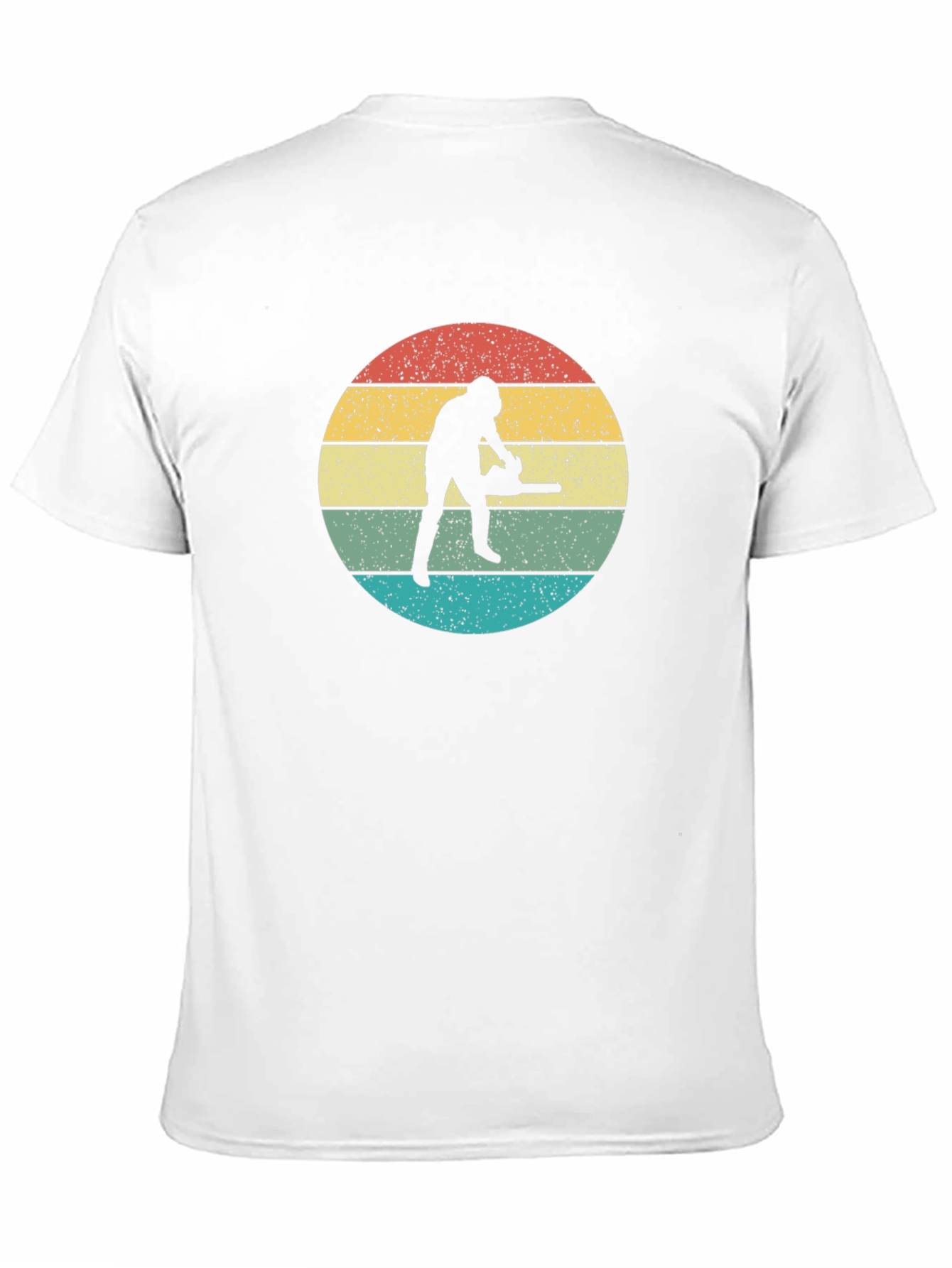 Retro Chainsaw Silhouette T-Shirt