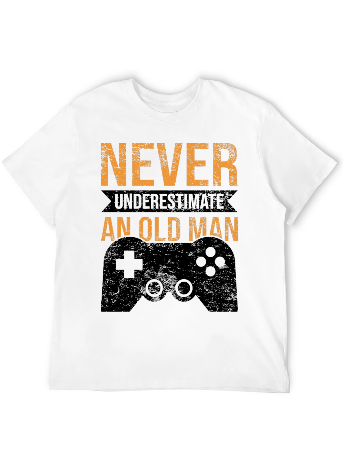 Never Underestimate an Old Man Gamer T-Shirt