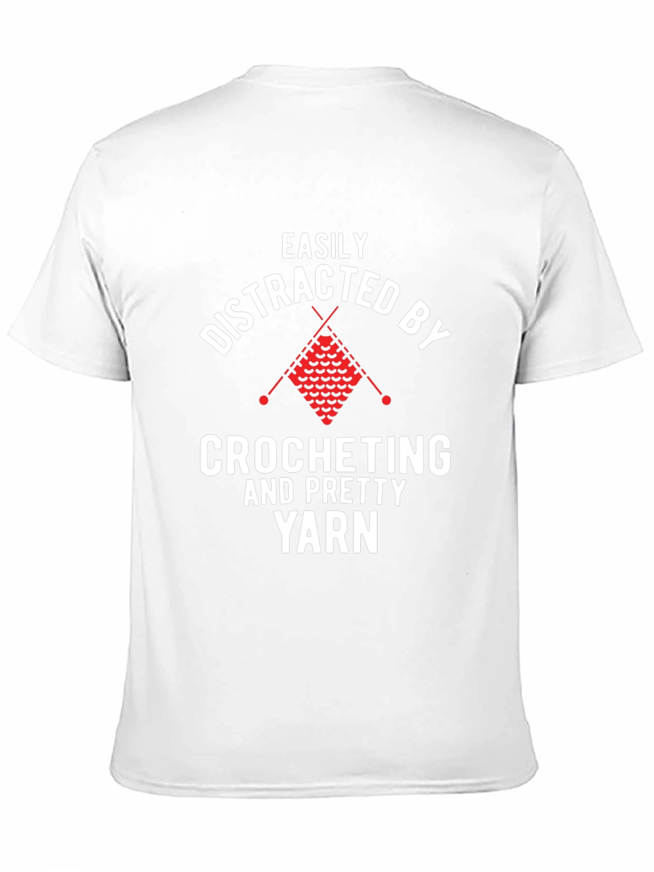 Easily Distracted by Crocheting Funny T-Shirt