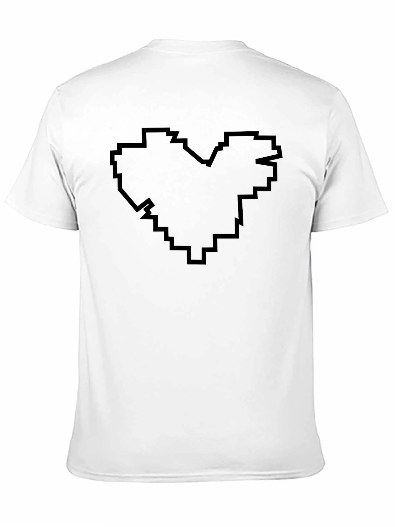 Pixel Heart Black T-Shirt - Gamer Style