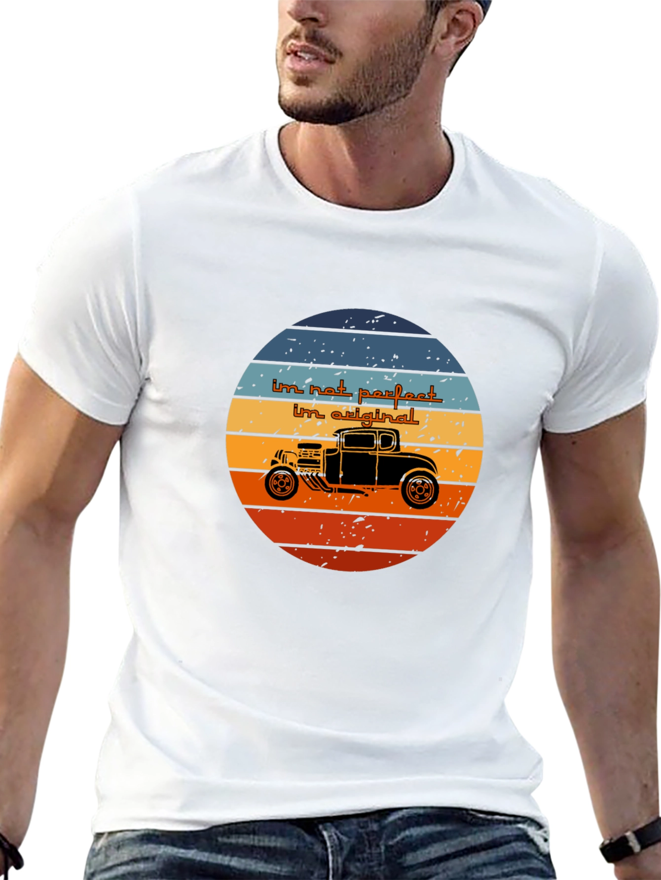 Retro Hot Rod T-Shirt - Original Design