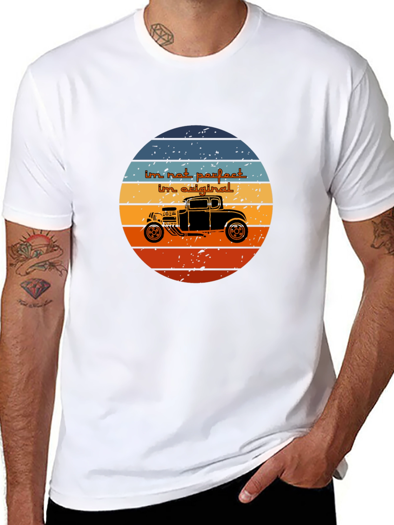 Retro Hot Rod T-Shirt - Original Design