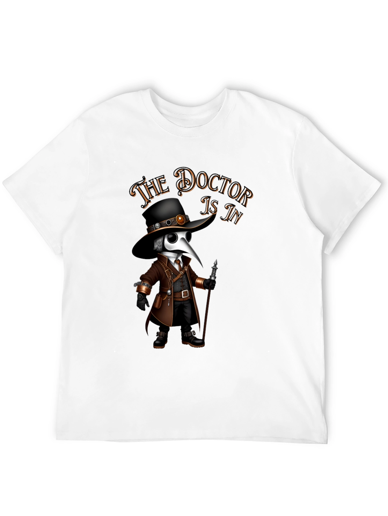 The Doctor Is In Plague Doctor T-Shirt