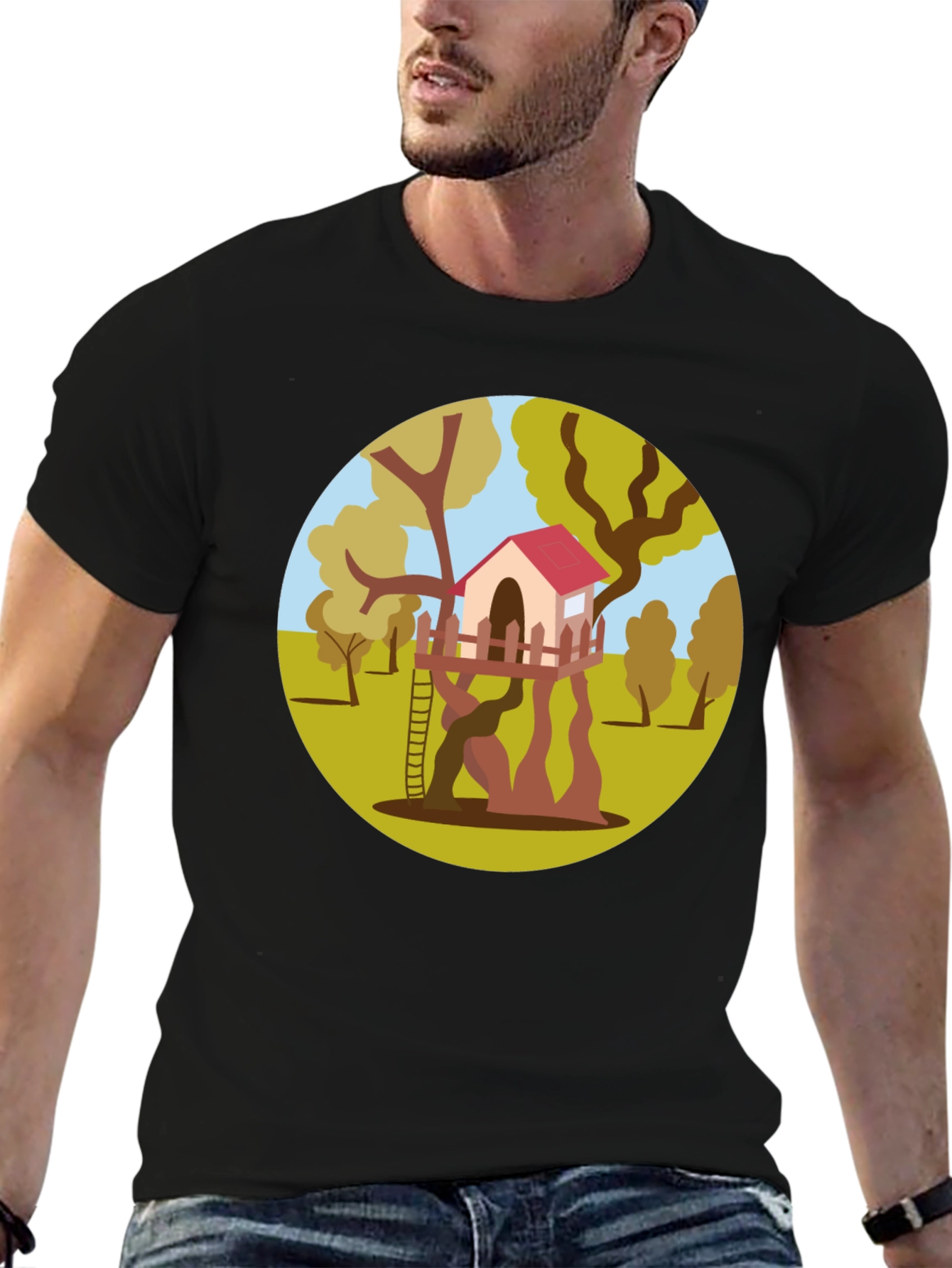 Treehouse Graphic Tee - Nature Lovers T-Shirt