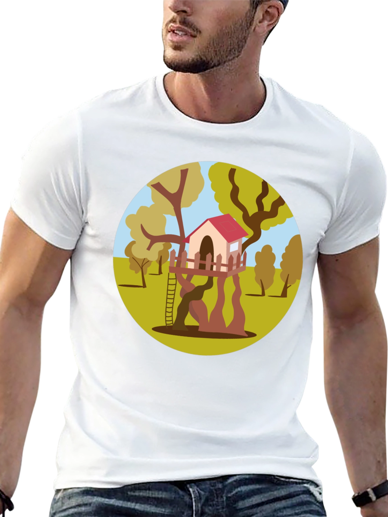 Treehouse Graphic Tee - Nature Lovers T-Shirt