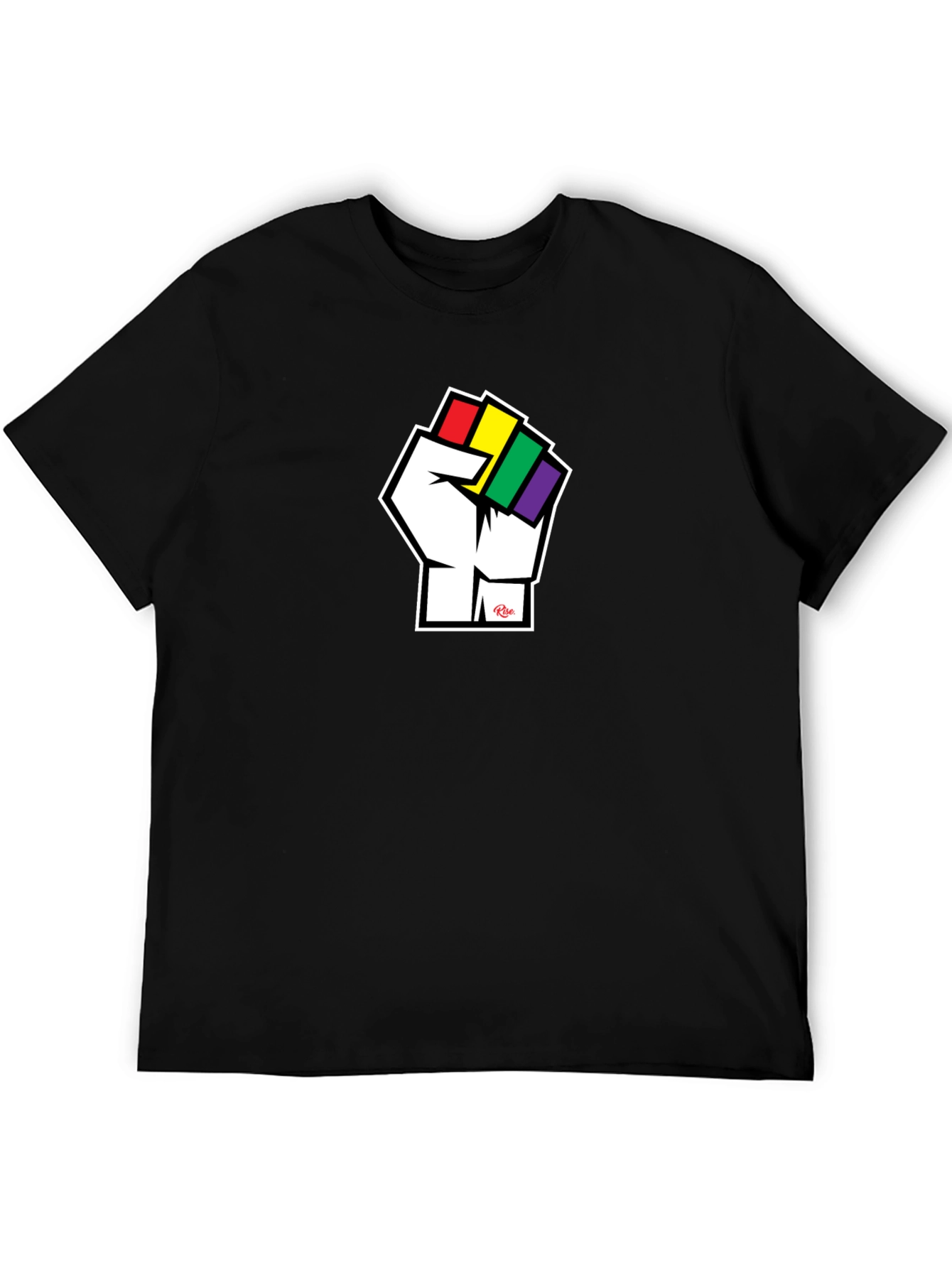 Pride Fist T-Shirt - Black Cotton Tee
