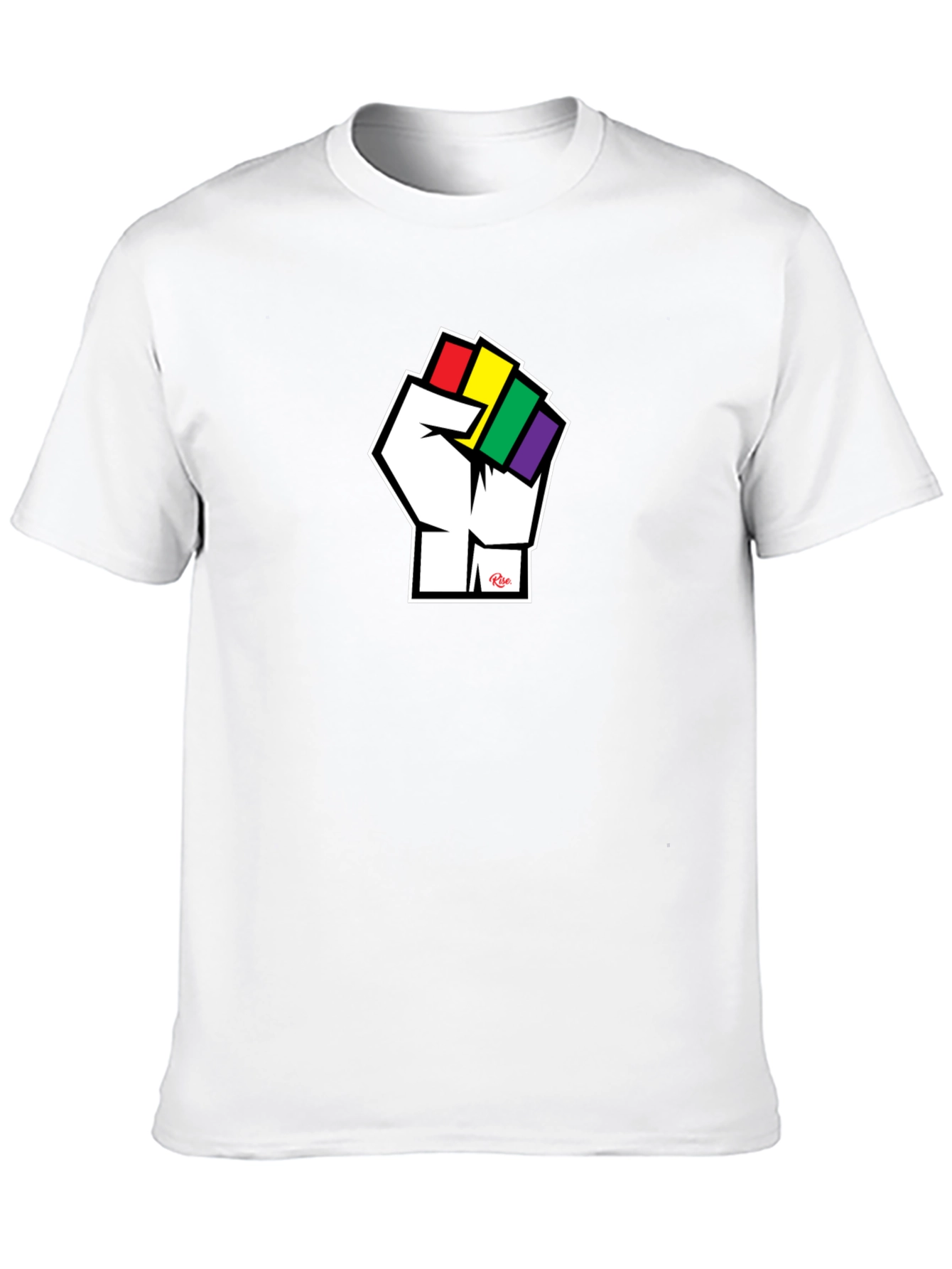 Pride Fist T-Shirt - Black Cotton Tee