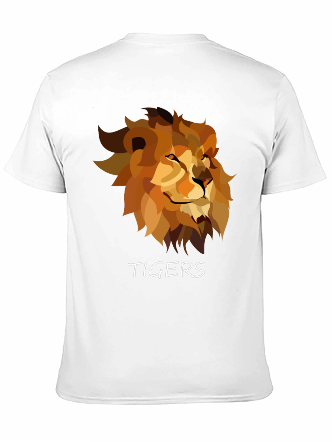 Tigers Graphic Print Tee - Bold Lion Design