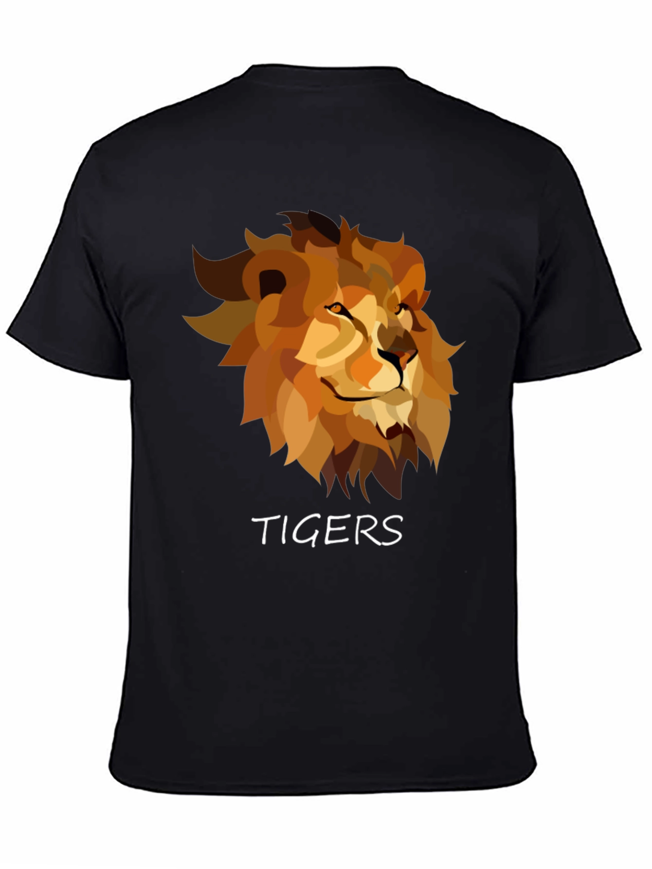 Tigers Graphic Print Tee - Bold Lion Design