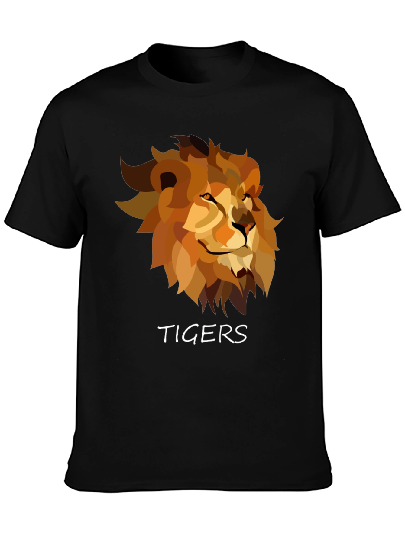 Tigers Graphic Print Tee - Bold Lion Design