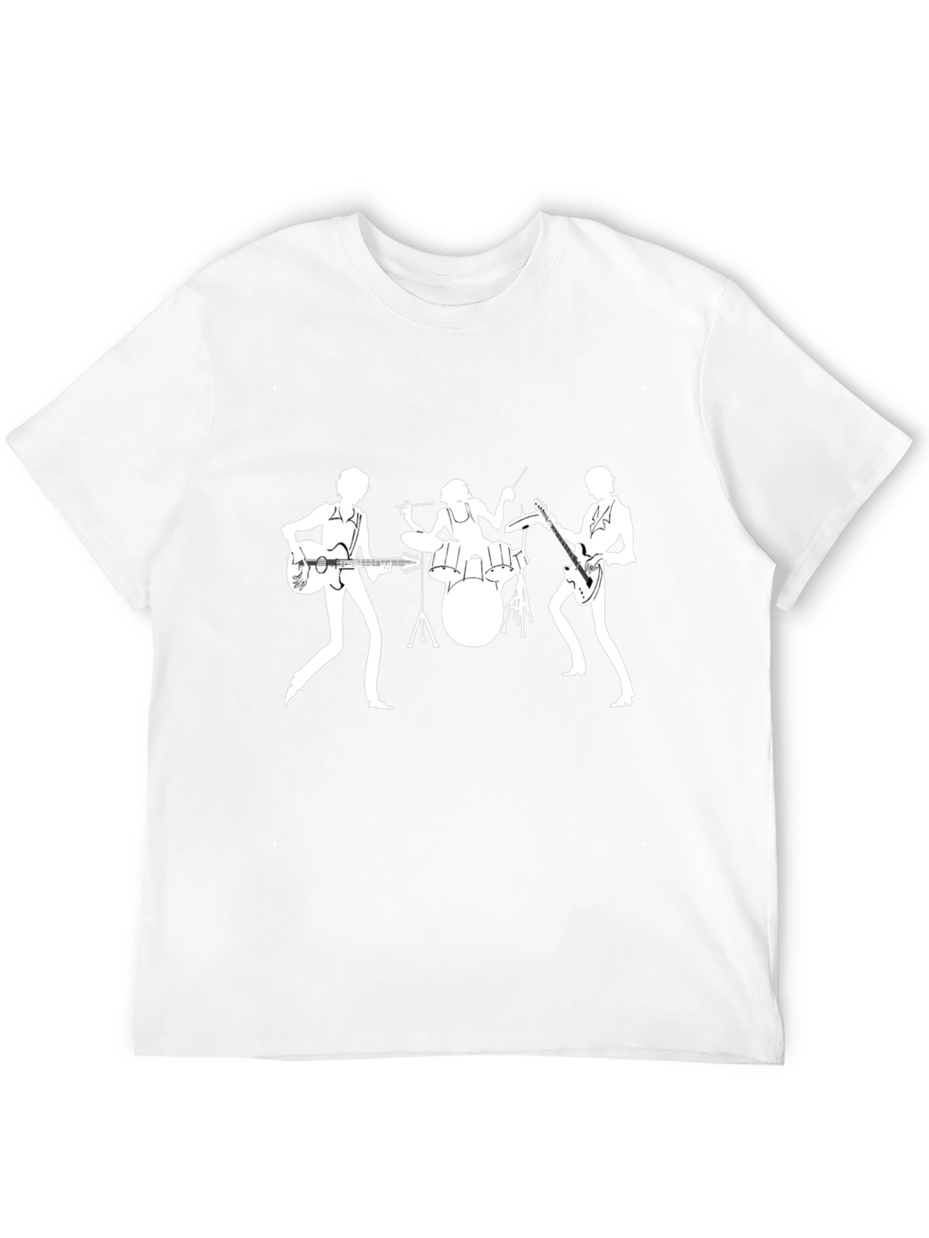 Band Silhouette Black T-Shirt
