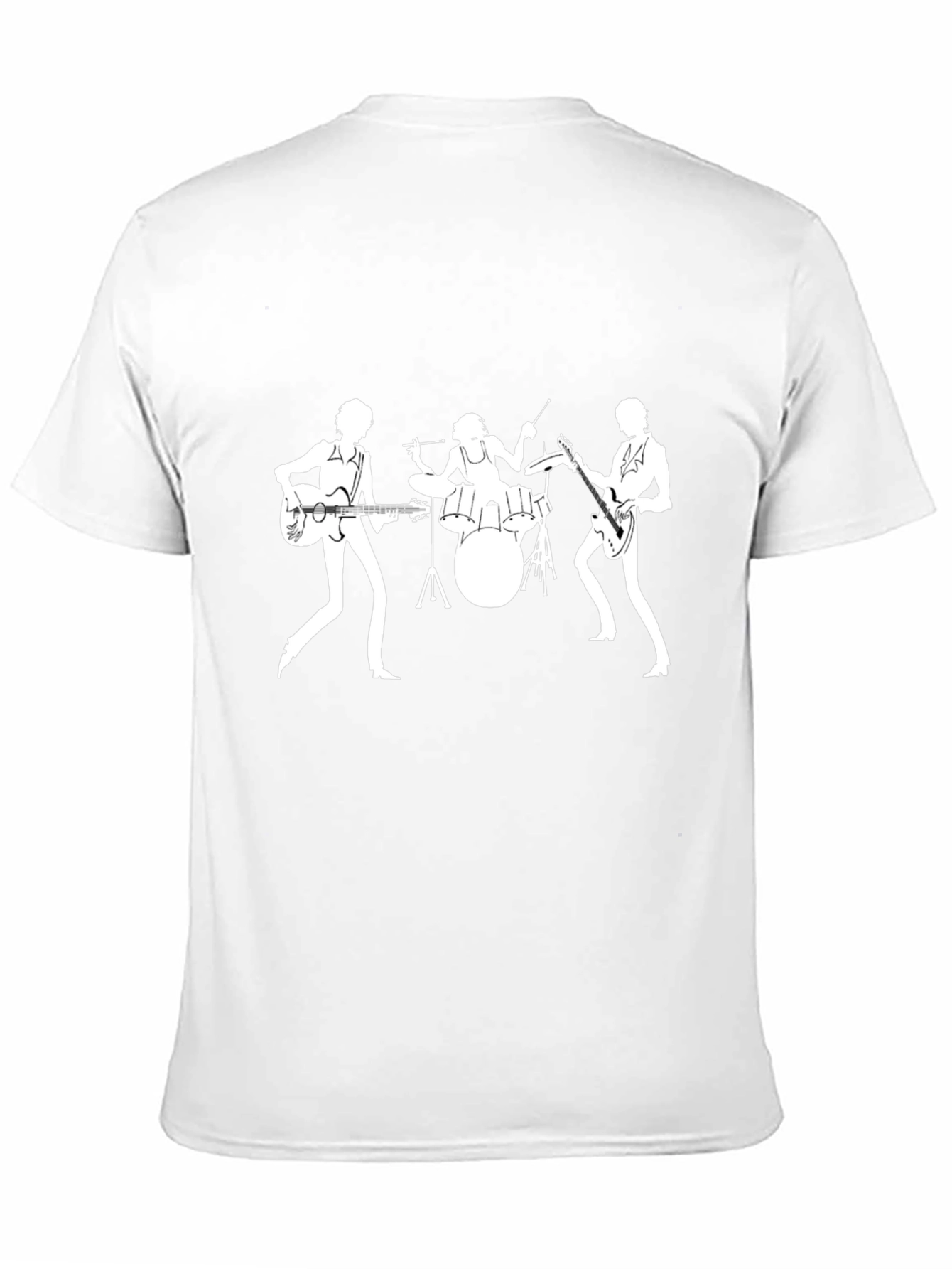 Band Silhouette Black T-Shirt